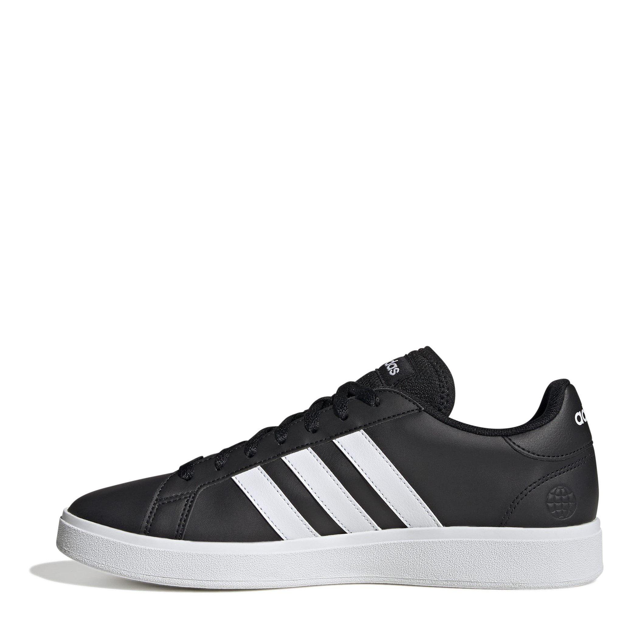 CBlk/Wht/Blk - adidas - Grand Court TD Lifestyle Court Mens Shoes - 2