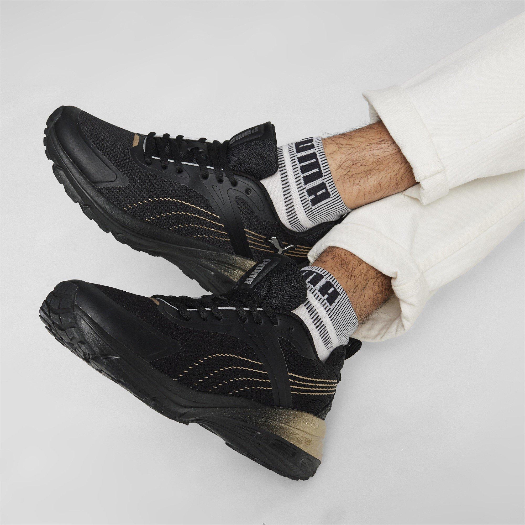 Blk-Silver-Gold - Puma - Hypnotic Shine Mens Shoes - 7