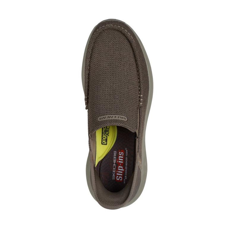 Taupe - Skechers - Slip-Ins Relaxed Fit: Parson - Ralven - 5