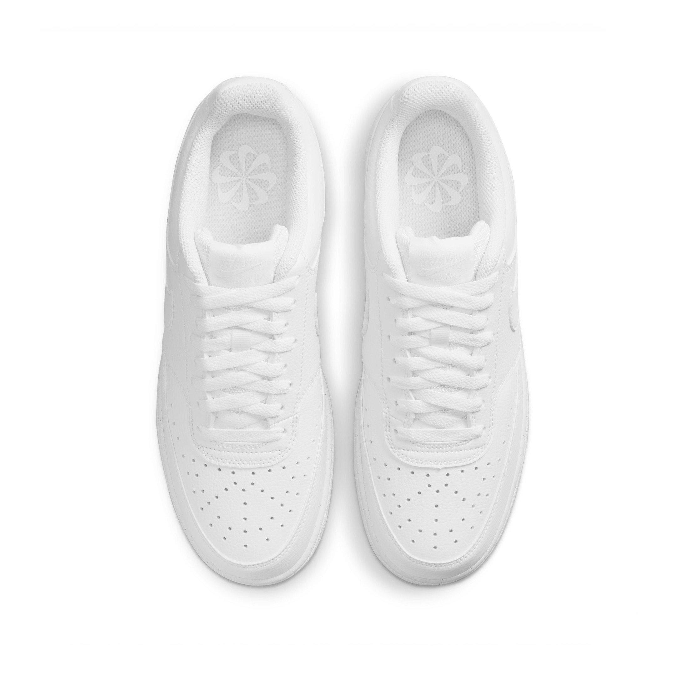 White/Wht/White - Nike - Court Vision Low Next Nature Mens Sneakers - 5