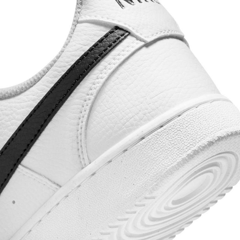 Wht/Blk-Wht - Nike - Court Vision Low Next Nature Mens Shoes - 8