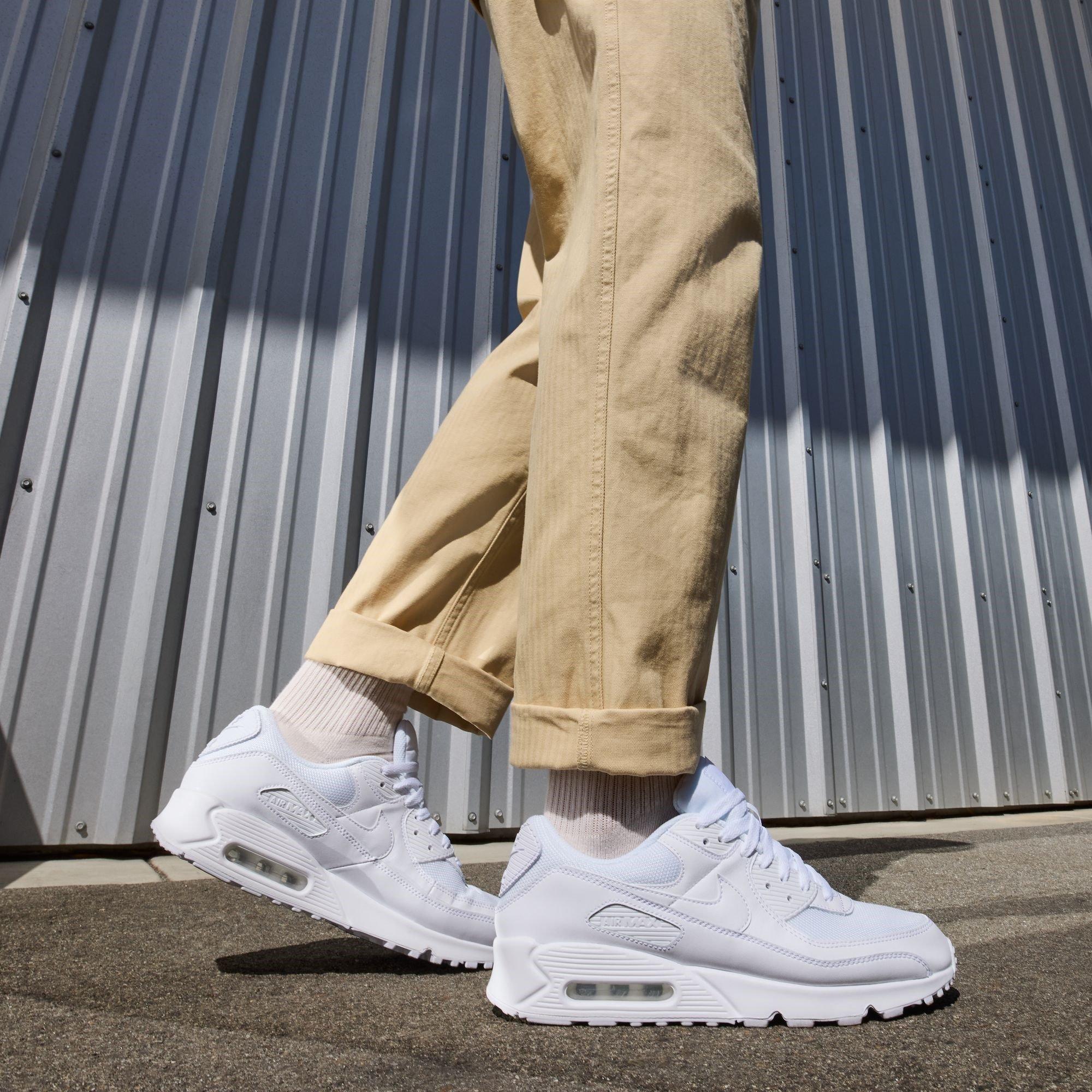 Triple Weiß - Nike - Air Max 90 Mens Shoes - 7