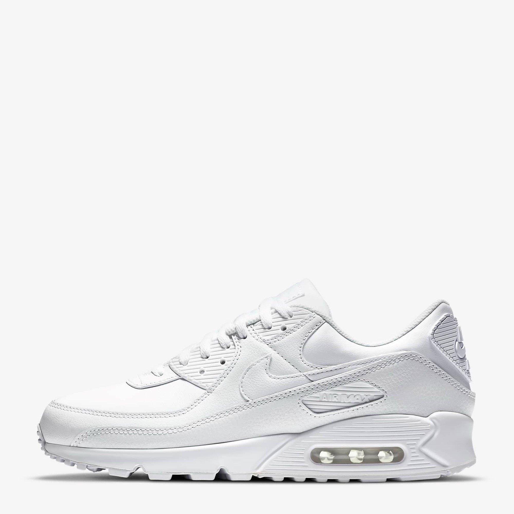 Cuir blanc - Nike - Air Max 90 Mens Shoes - 2