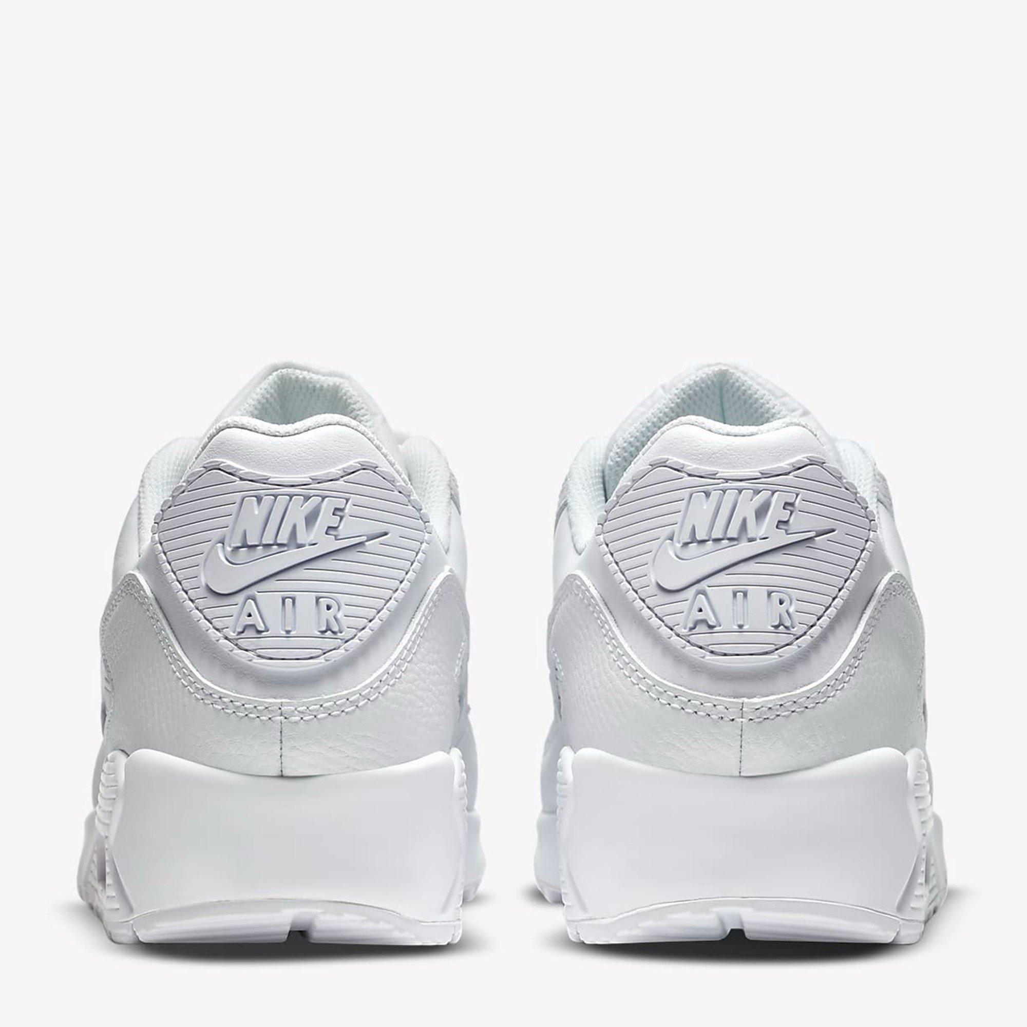 Cuir blanc - Nike - Air Max 90 Mens Shoes - 5