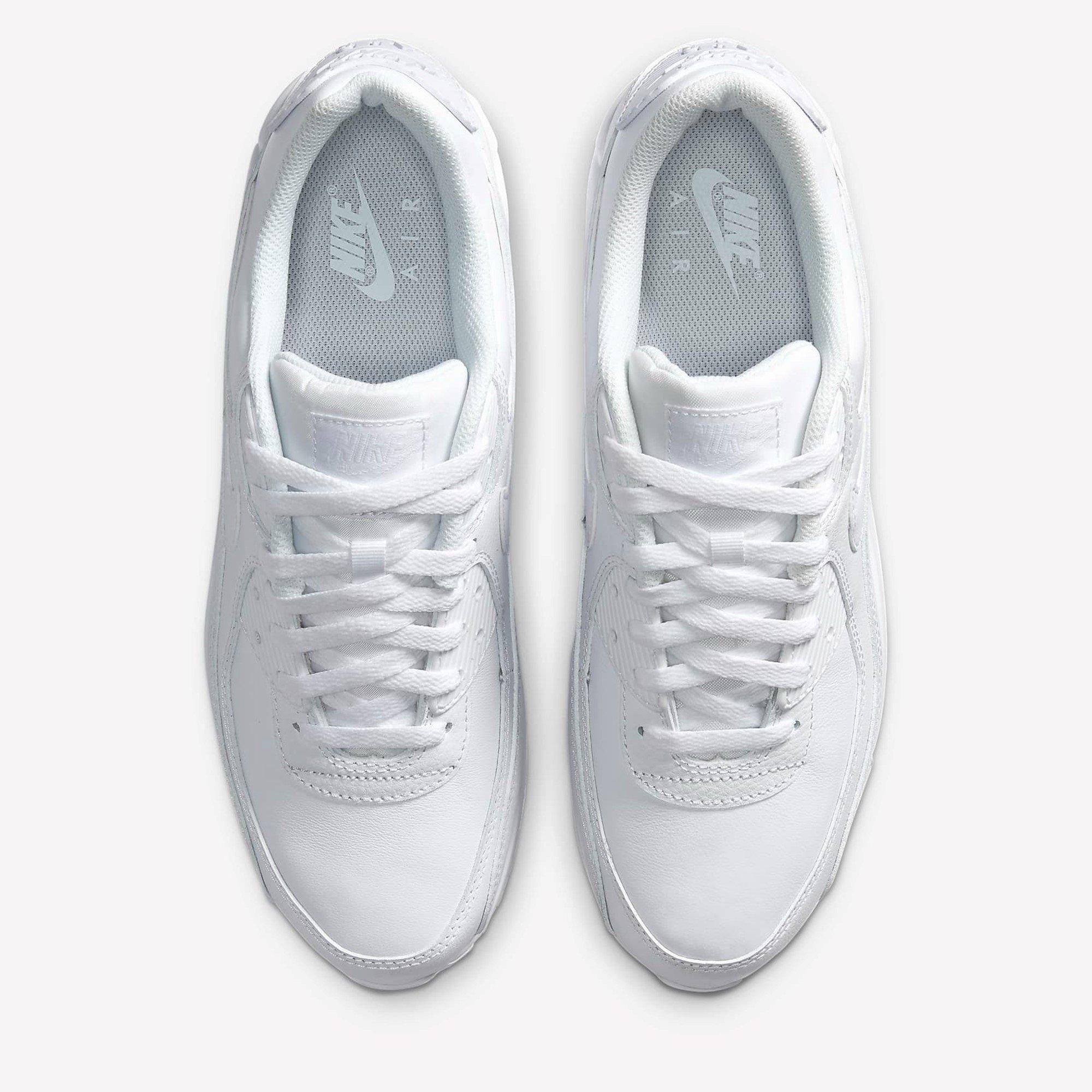 Cuir blanc - Nike - Air Max 90 Mens Shoes - 7