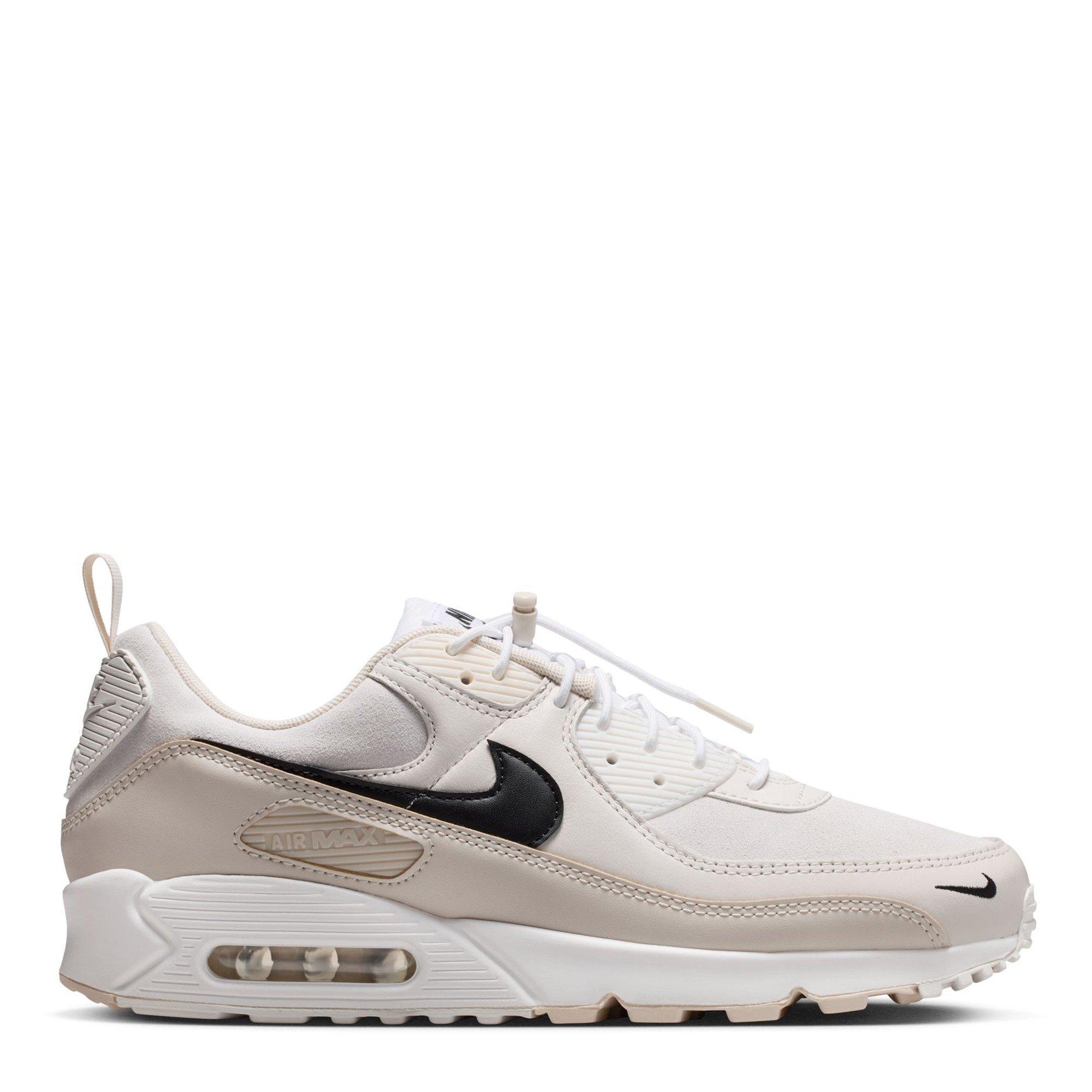 Nike Air Max 90 Mens Shoes - White/Orewood - Size 9.5 (44.5)