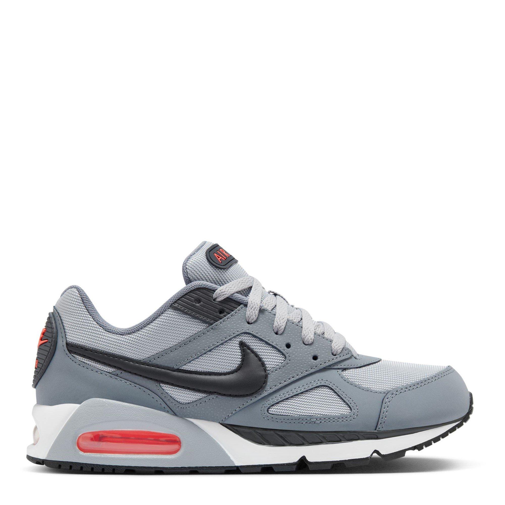 Nike Men's Air Max Ivo Shoes - Grey/Black/Red - 8 (42.5)