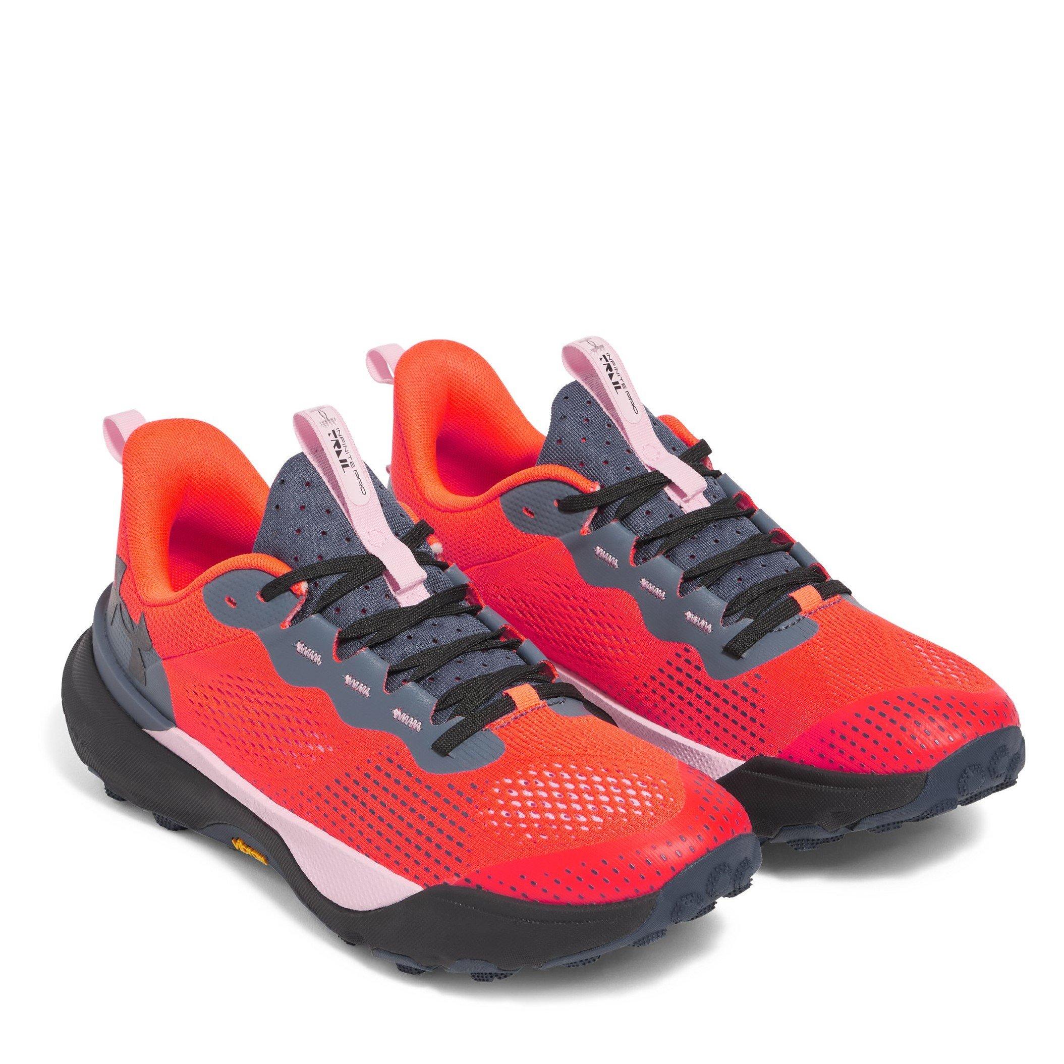 Red - Under Armour - Unisex Adults Infn Pro Trail Runners - 5