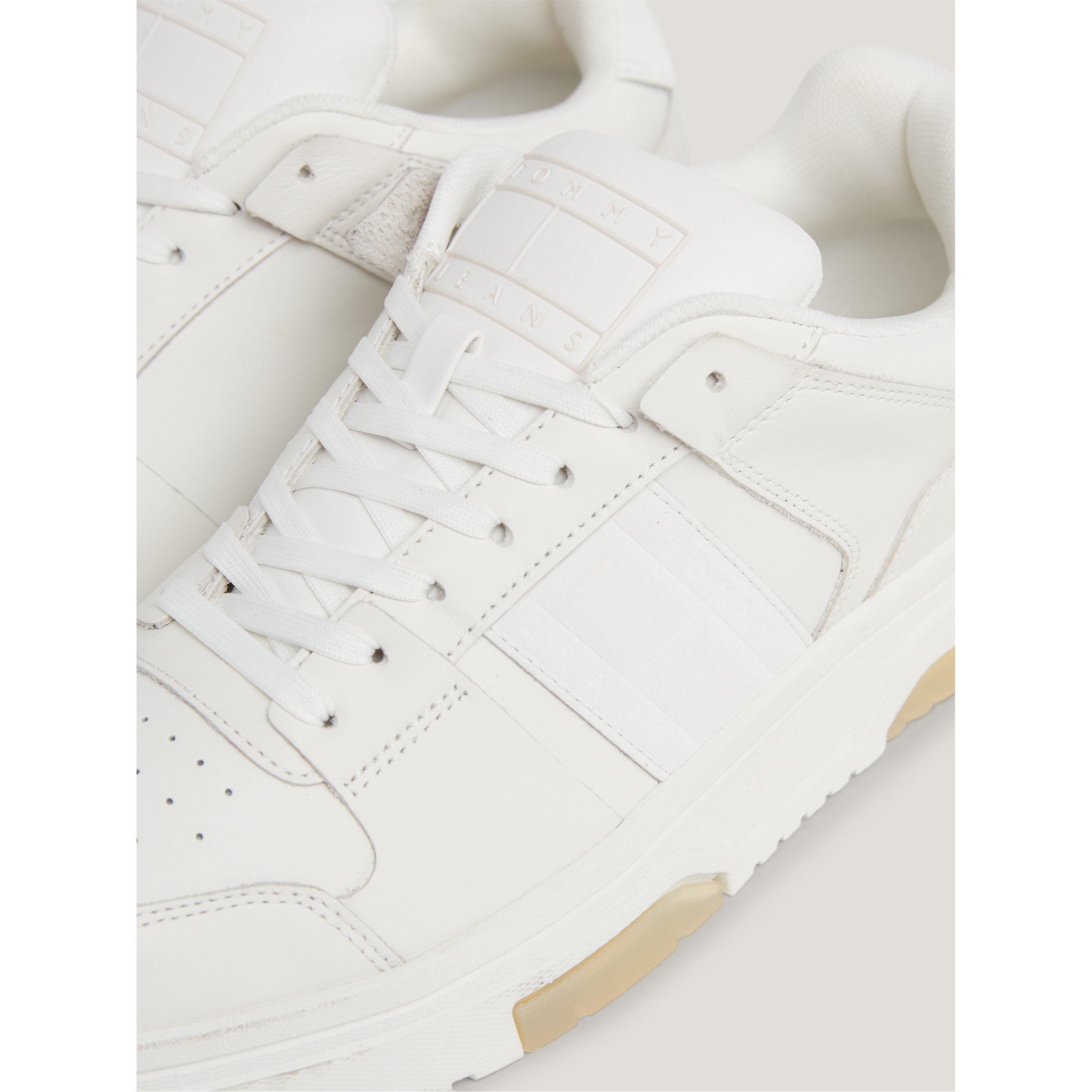 Ecru - Tommy Jeans - Tommy Brooklyn Leather Trainers - 3