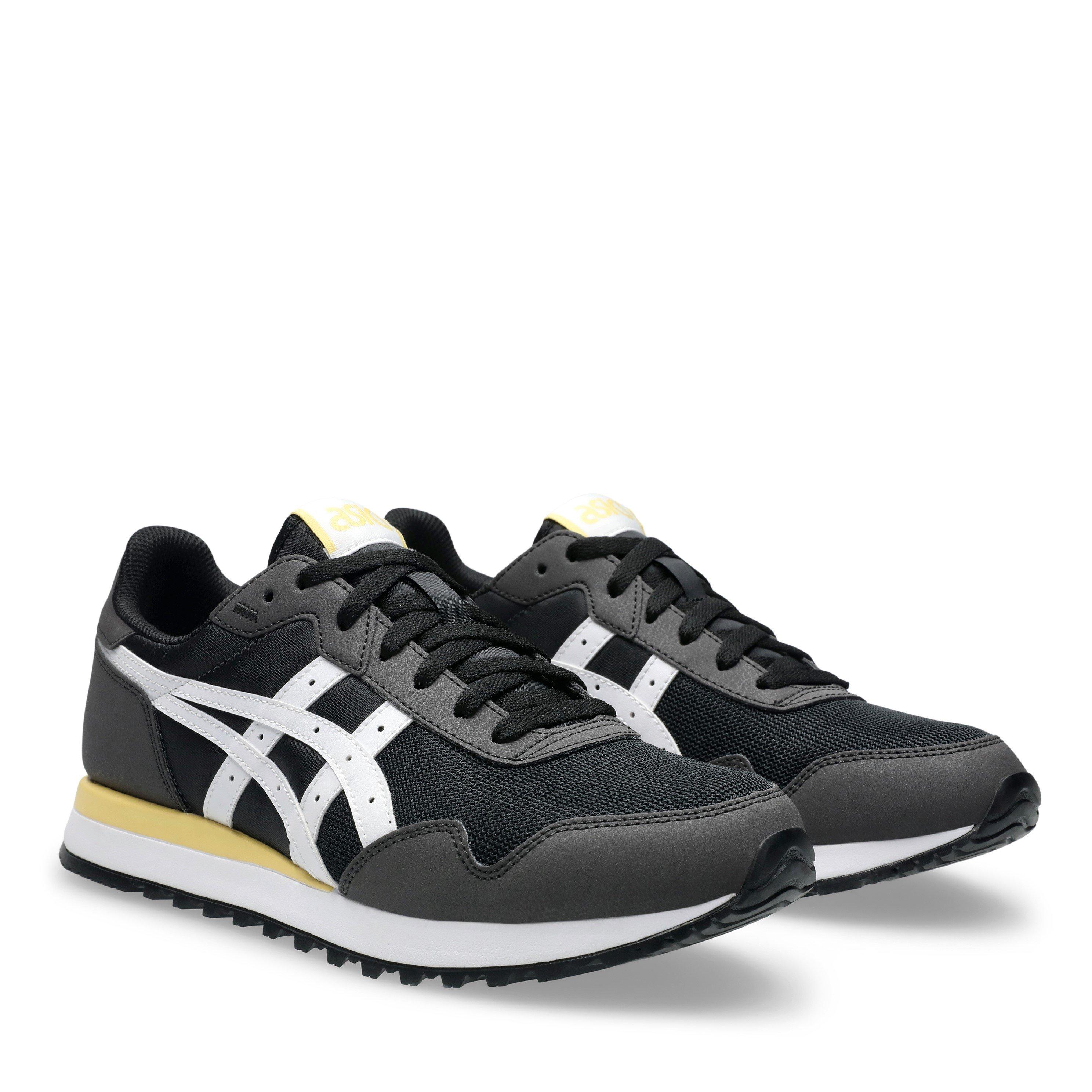BLACK/WHITE - Asics - Tiger Runner II Mens Sportstyle Shoes - 4
