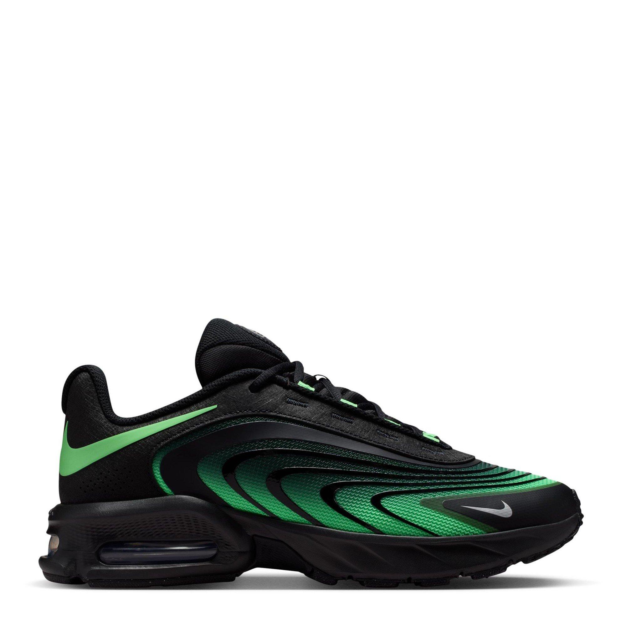 Nike Men's Air Max Fire Sneakers - Black/Green - 9.5 (44.5)