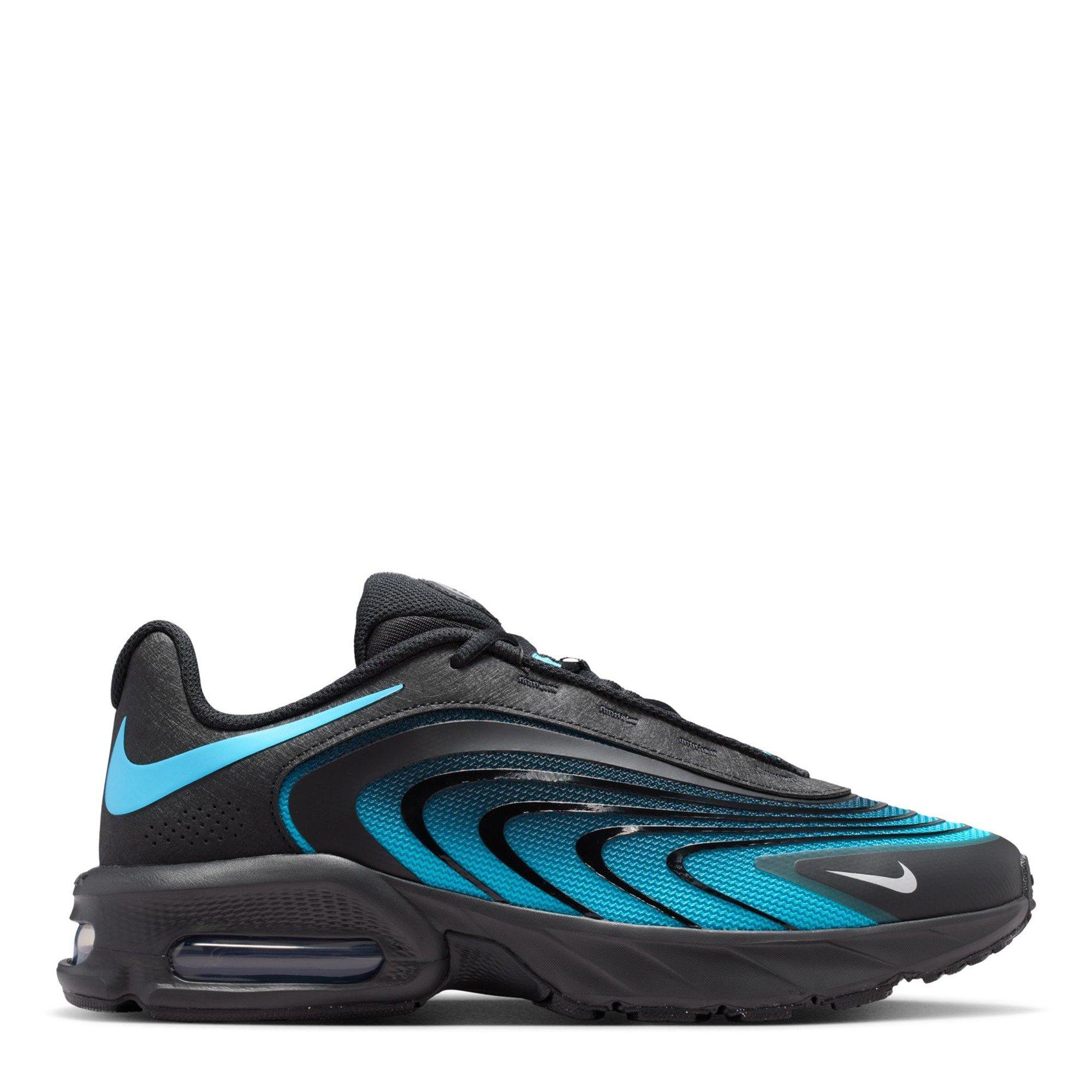 Nike Men's Air Max Fire Sneakers - Black/Blue - 9.5 (44.5)