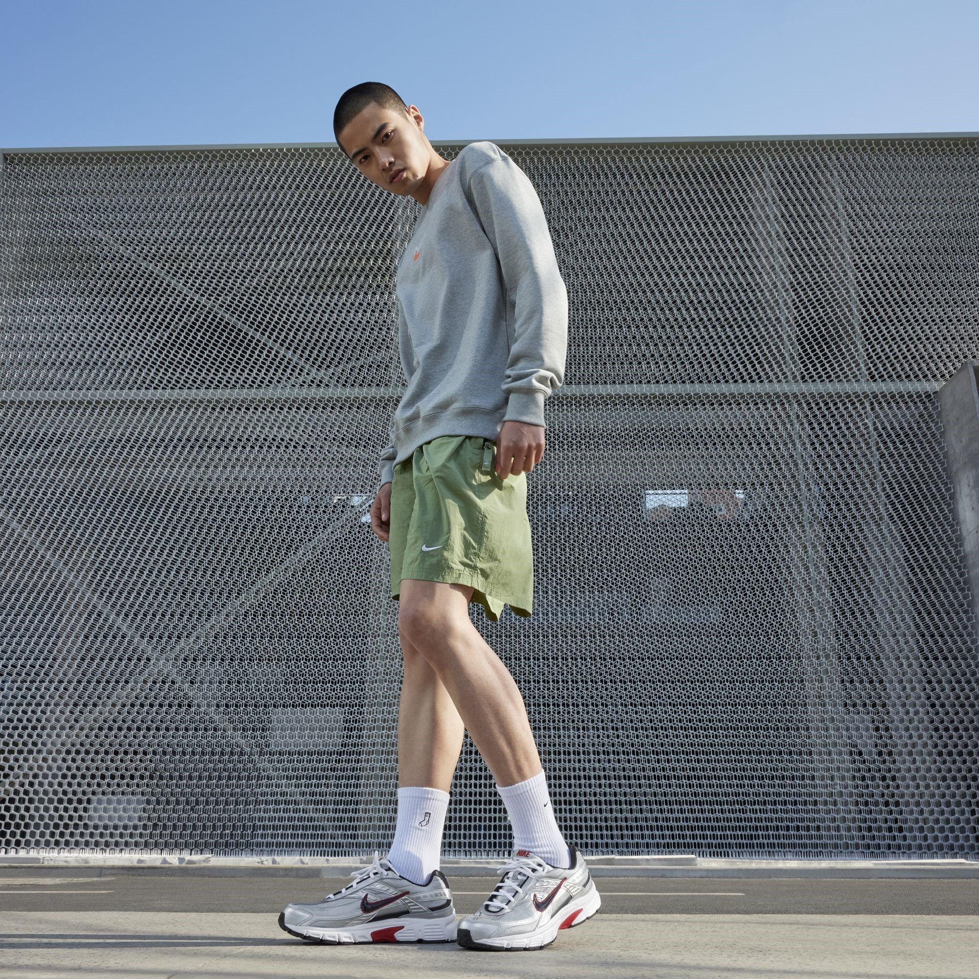 Sølv/Rød/Sort - Nike - Initiator Men's Running Shoes - 7