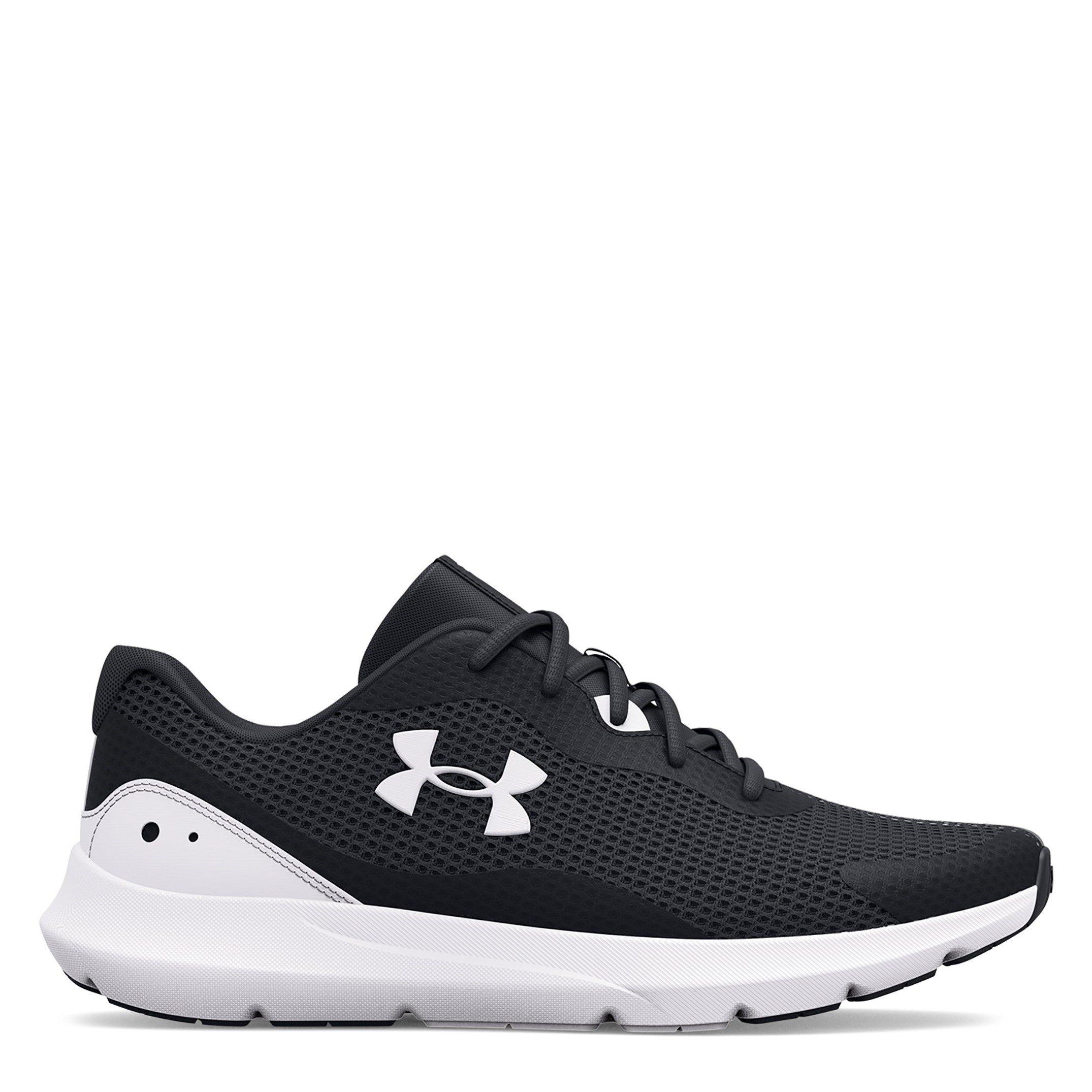 Noir/Blanc - Under Armour - Surge 3 Running Trainers Mens - 1