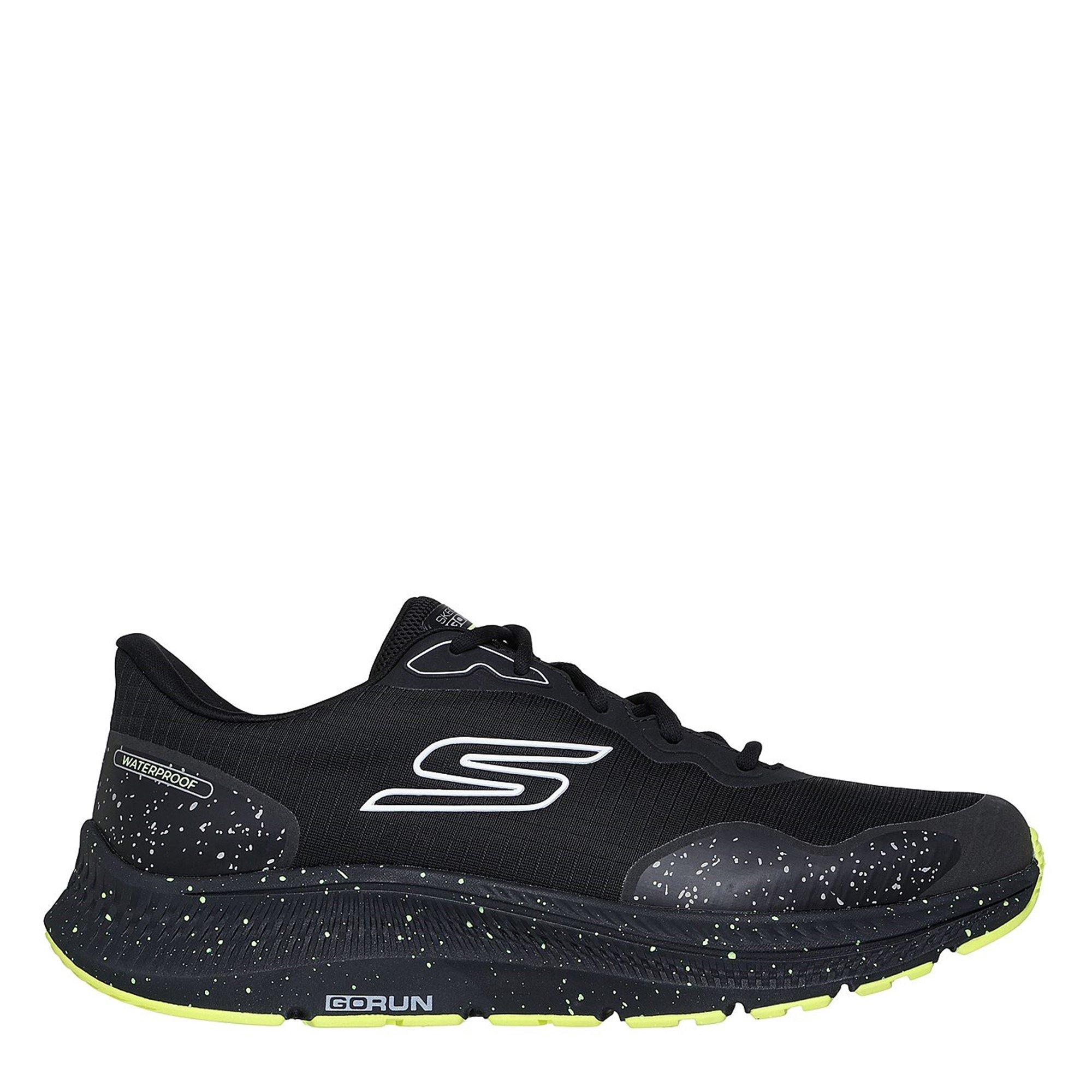 Black/Lime - Skechers - Waterproof Running Shoes - 3