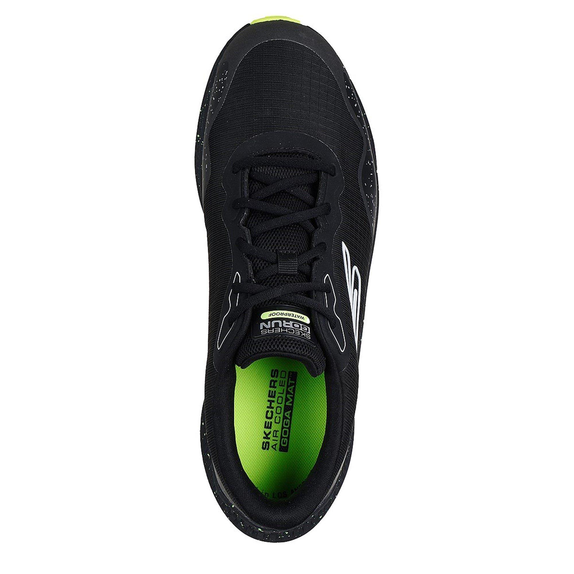 Black/Lime - Skechers - Waterproof Running Shoes - 5