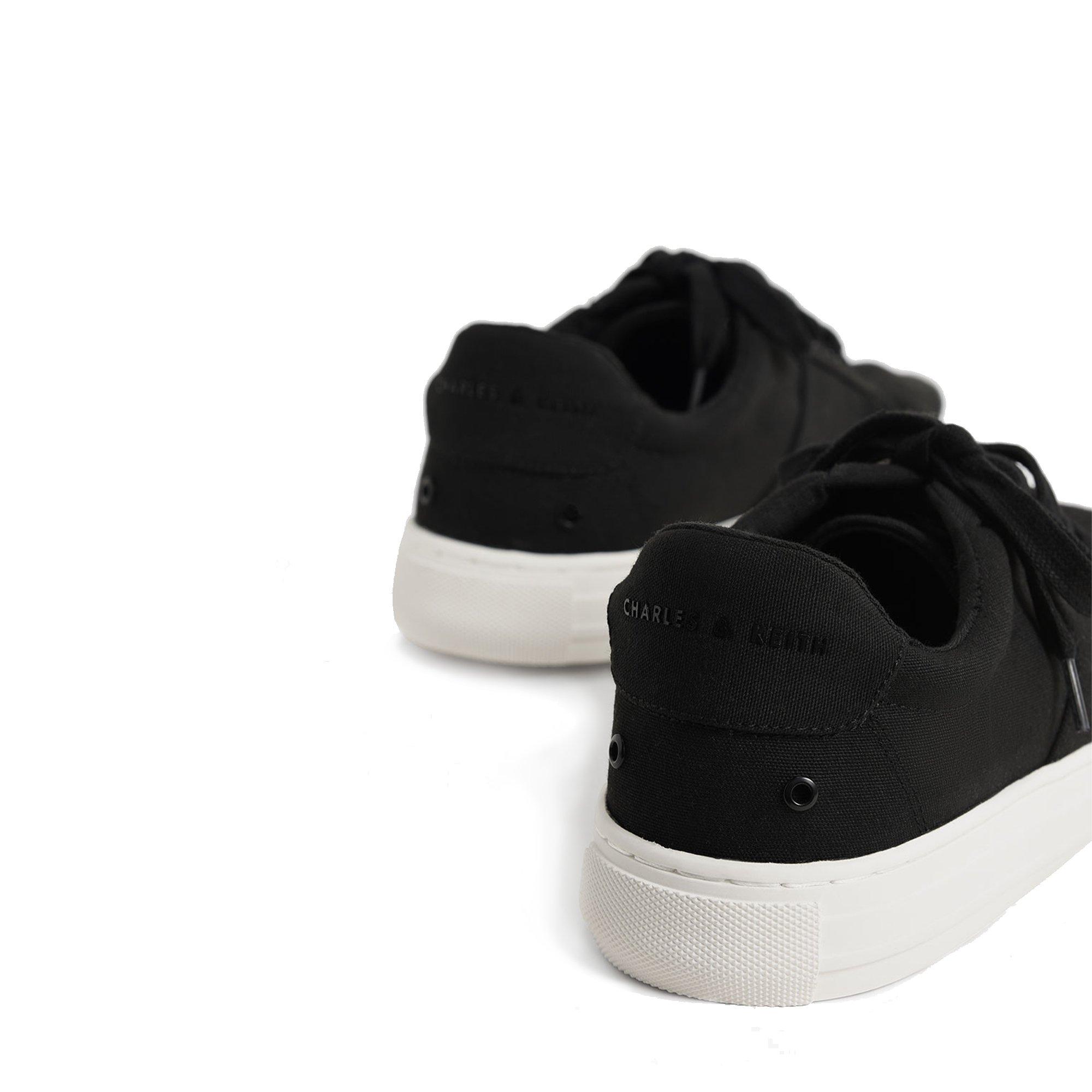 Black - Charles and Keith - Court Trainers - 3