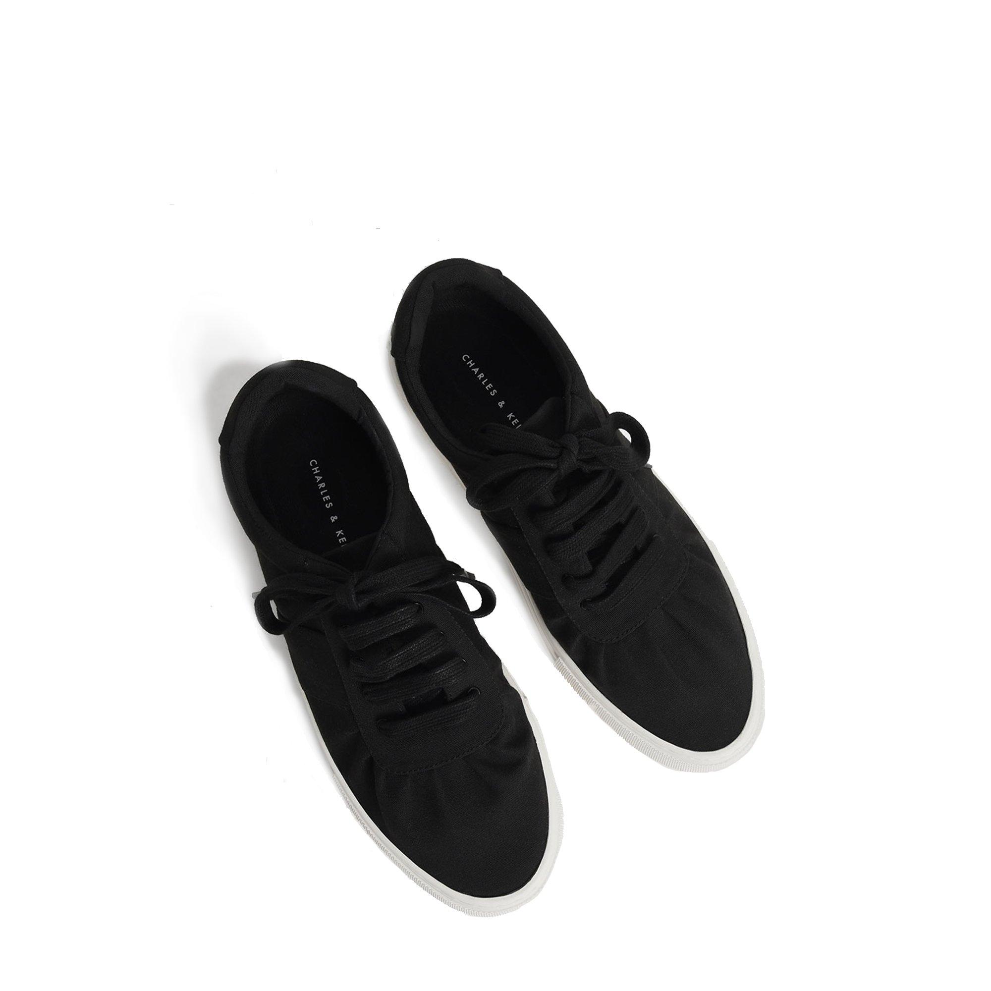 Black - Charles and Keith - Court Trainers - 5