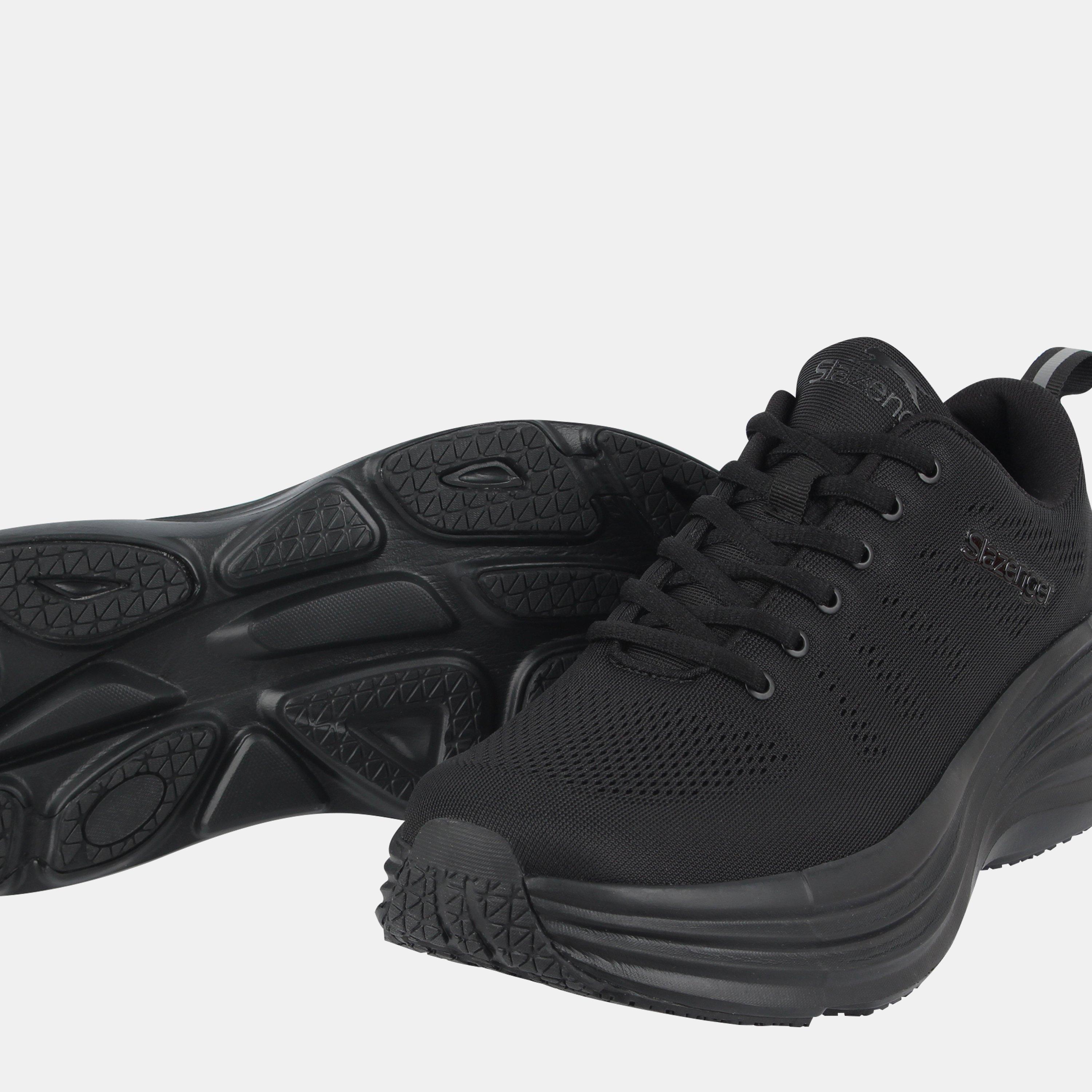 Black/Black - Slazenger - Mesh Trainers Mens - 3