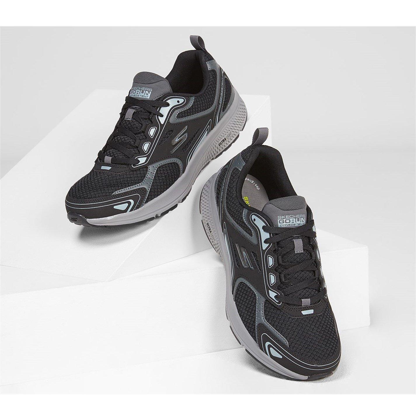 Black/Grey - Skechers - Skechers Consistent Runners Mens - 6