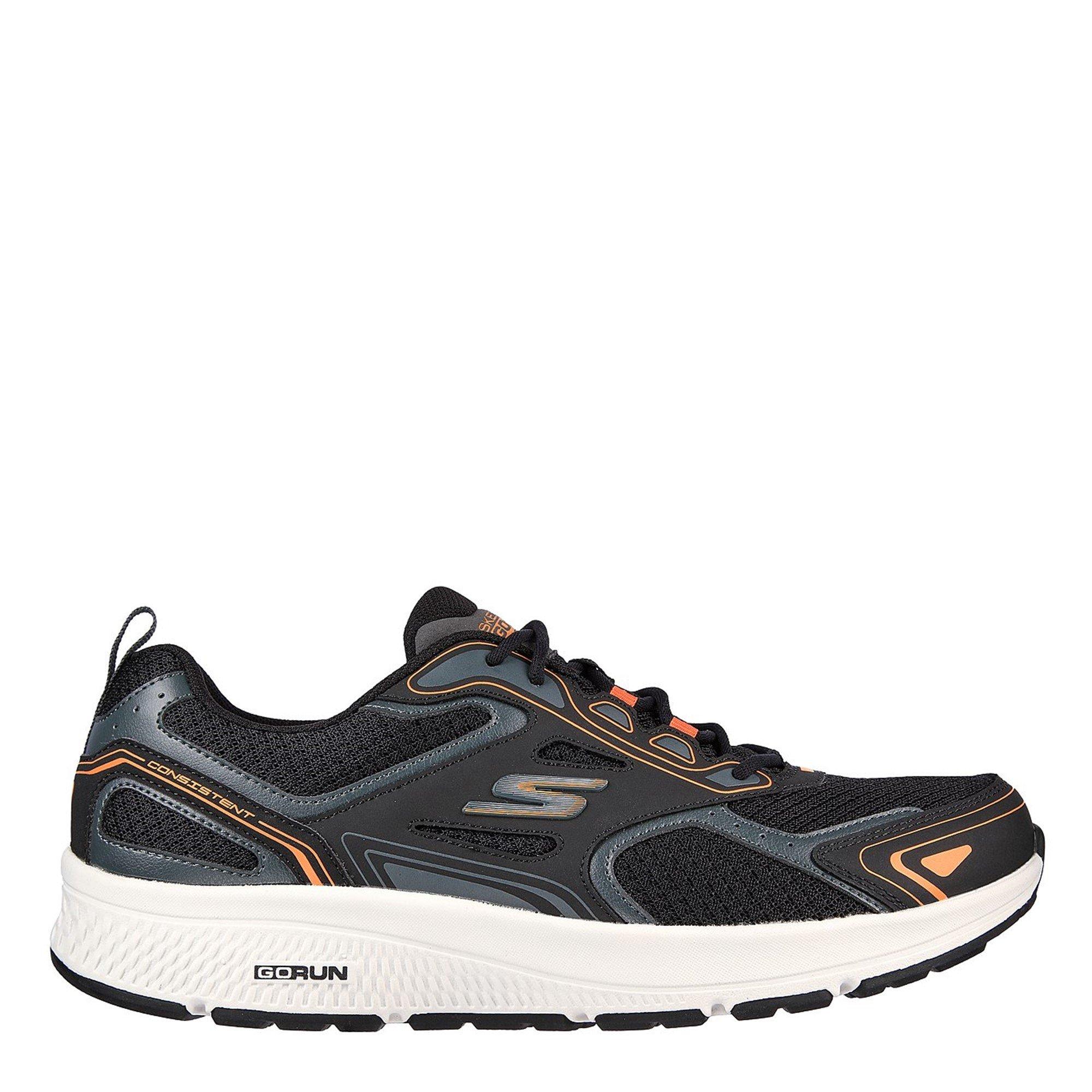 Black/Wht/Orang - Skechers - Skechers Consistent Runners Mens - 3