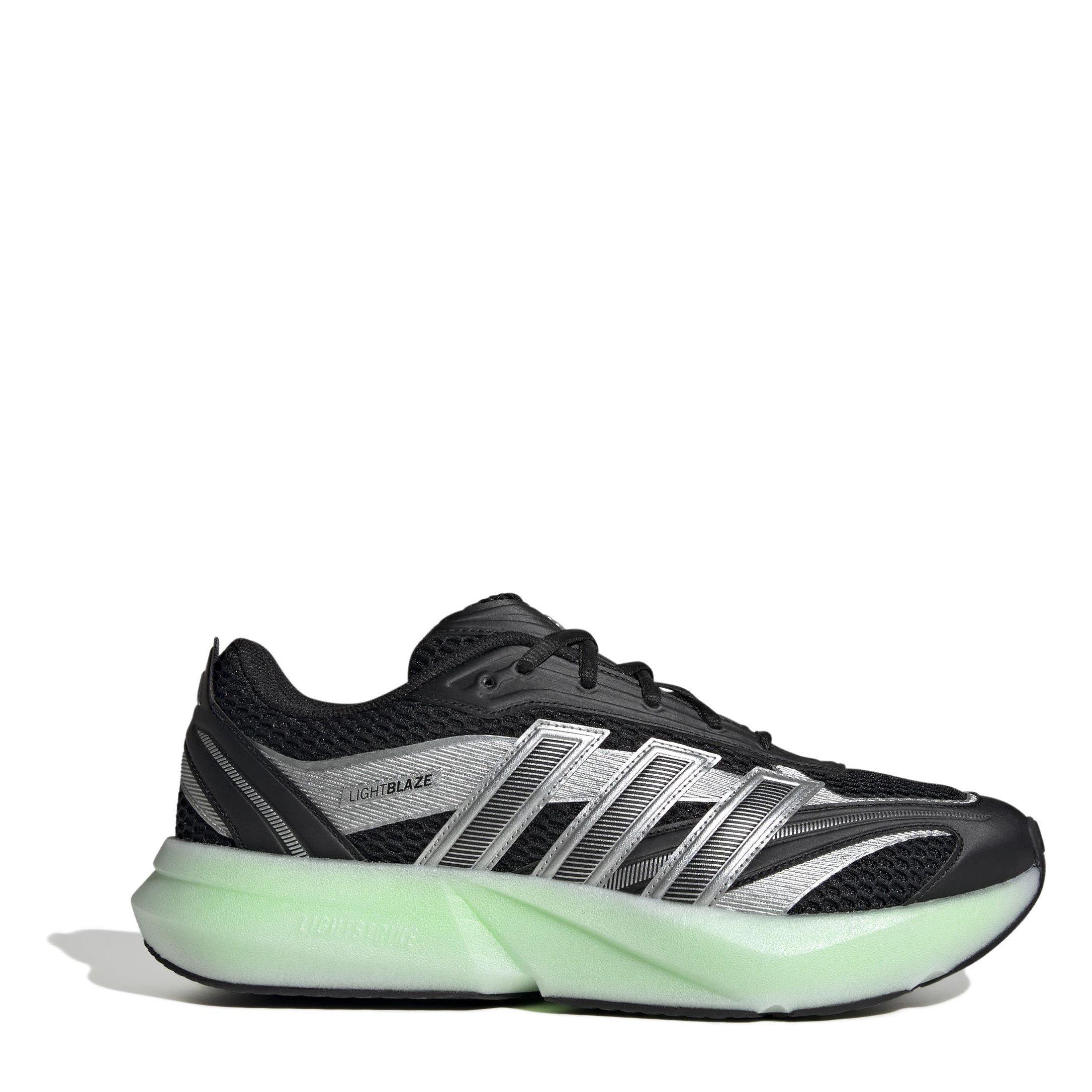 Adidas Men's Lightblaze Glow Shoes - Blk/Silv/Lime - 10 (44.7)
