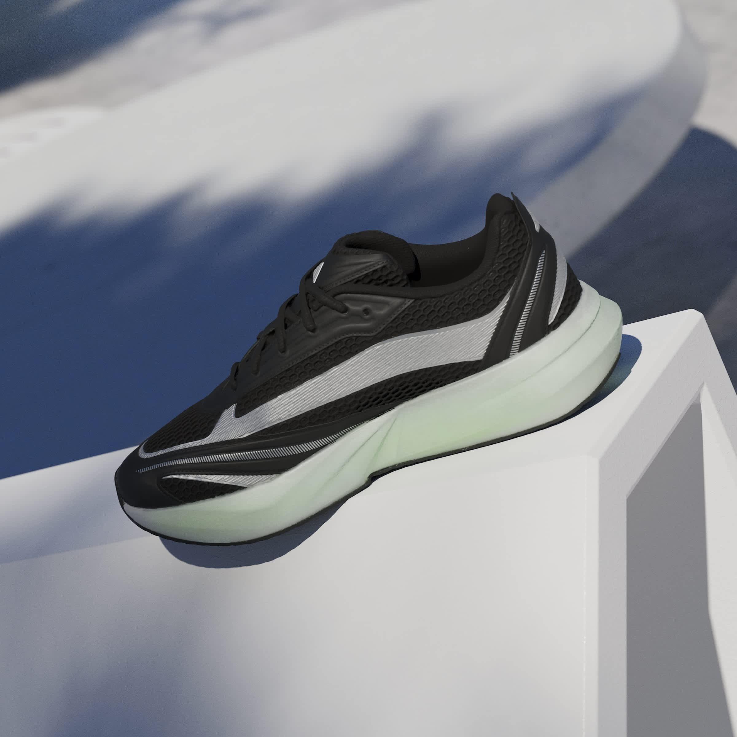 Blk/Silv/Lime - adidas - Lightblaze Glow Shoes Mens - 14