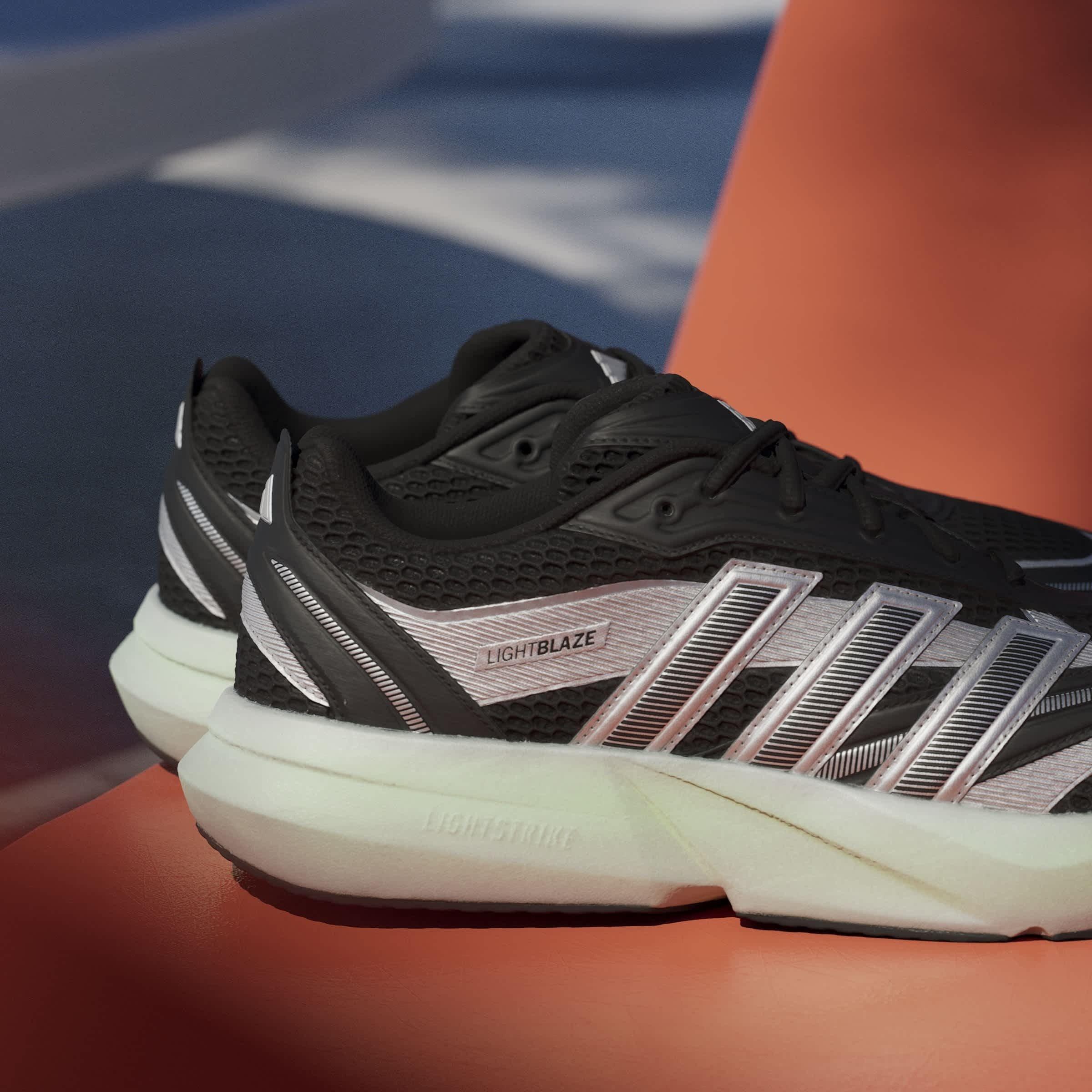 Blk/Silv/Lime - adidas - Lightblaze Glow Shoes Mens - 16