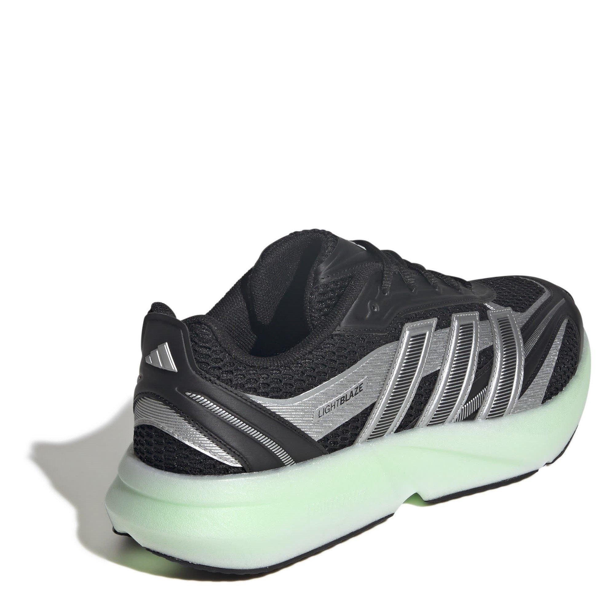 Blk/Silv/Lime - adidas - Lightblaze Glow Shoes Mens - 4
