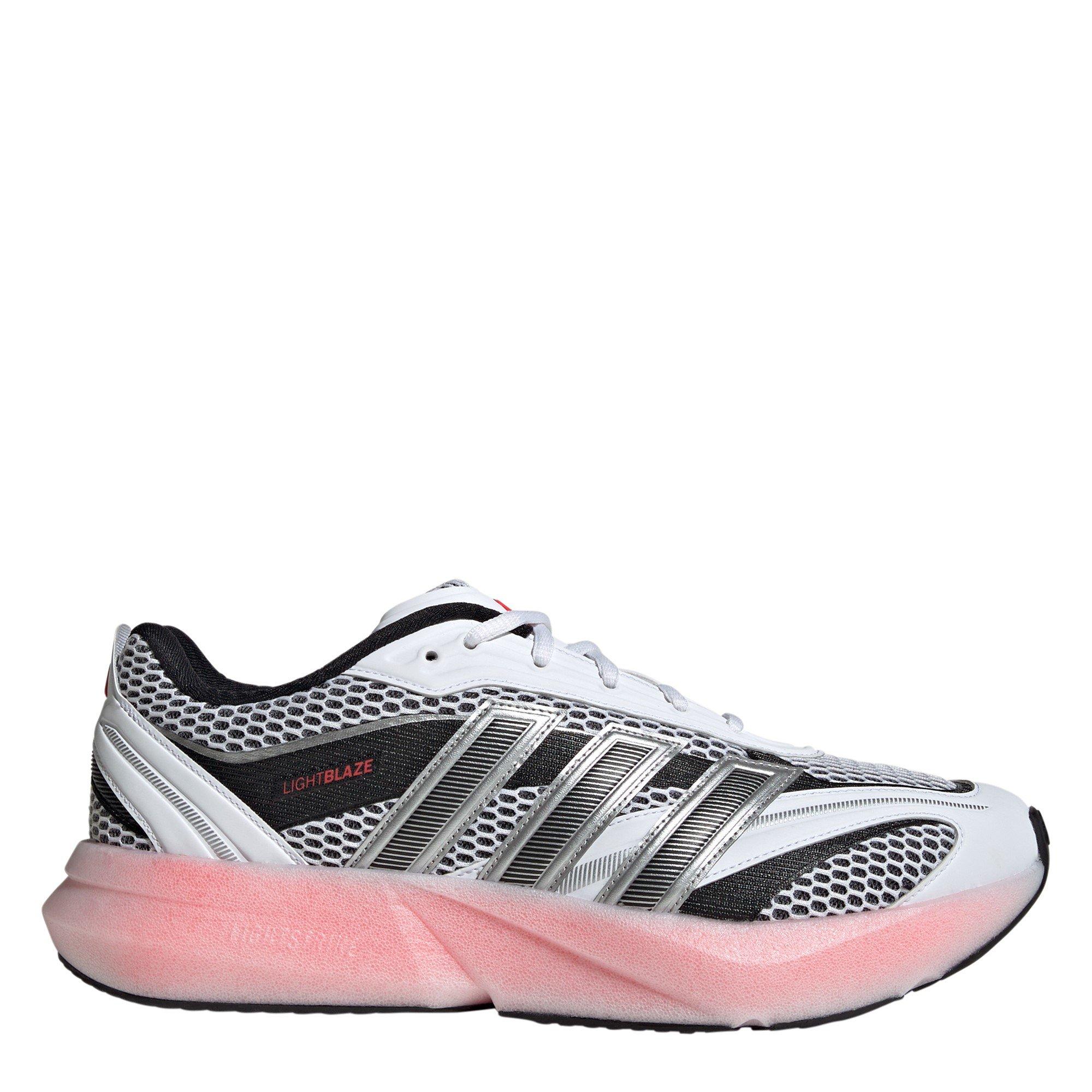Adidas Men's Lightblaze Glow Shoes - Wht/Blk/Red - 9 (43.3)