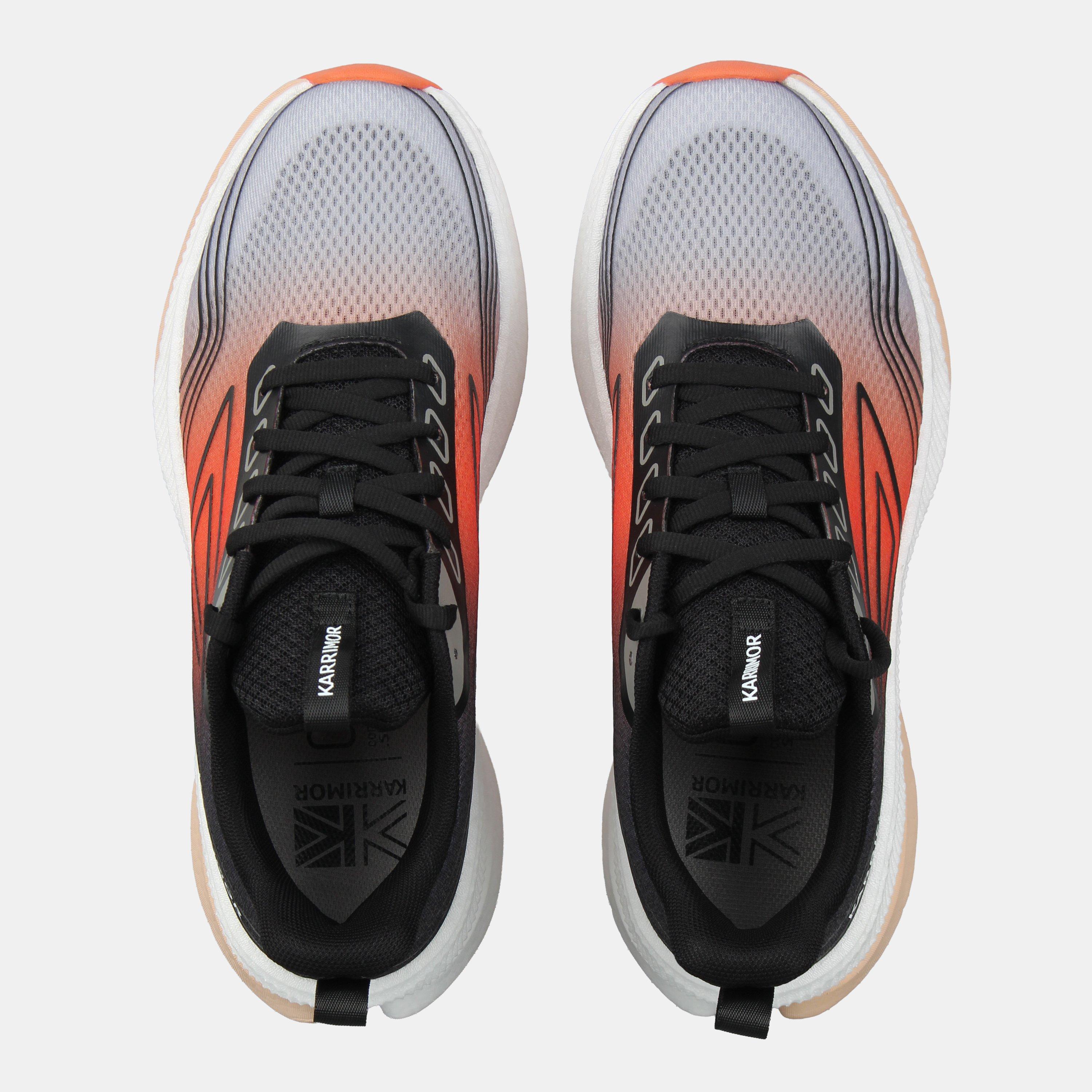 Zwart/Oranje - Karrimor - Men's Textile Ortholite Trainers - 4