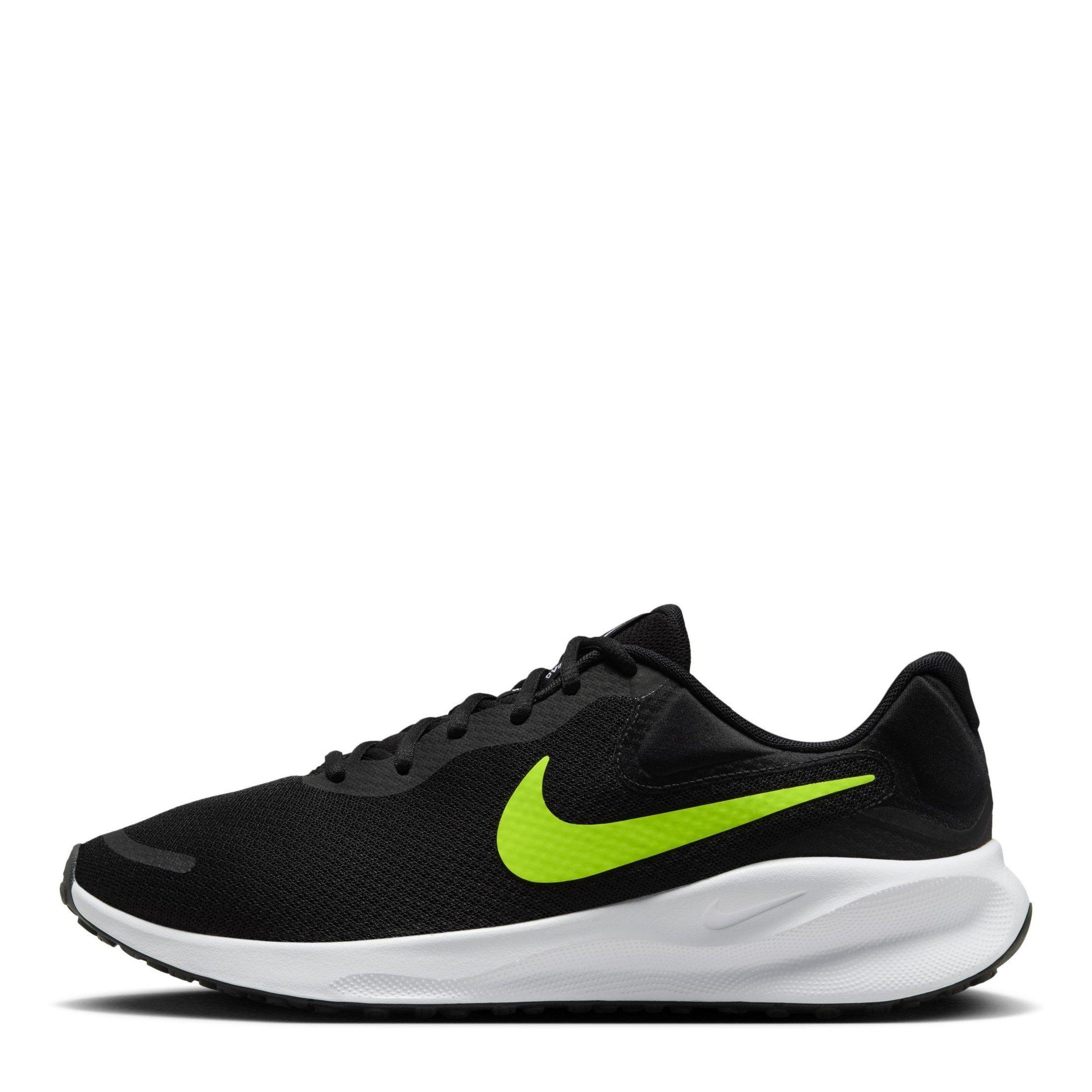Blk/Volt-White - Nike - Revolution 7 Mens Running Shoes - 2