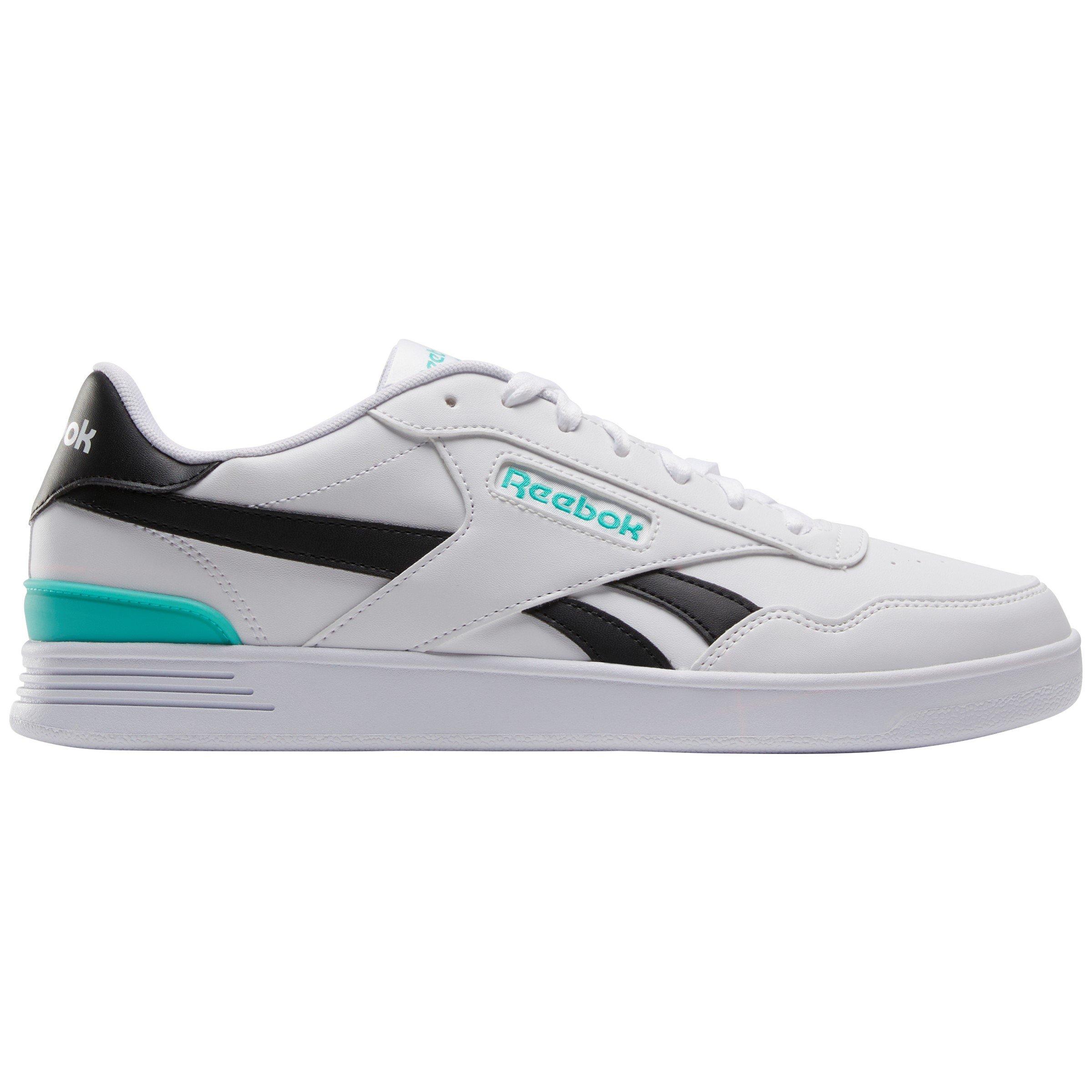 White/Black/Tea - Reebok - Men's Court Advance Runner - 1