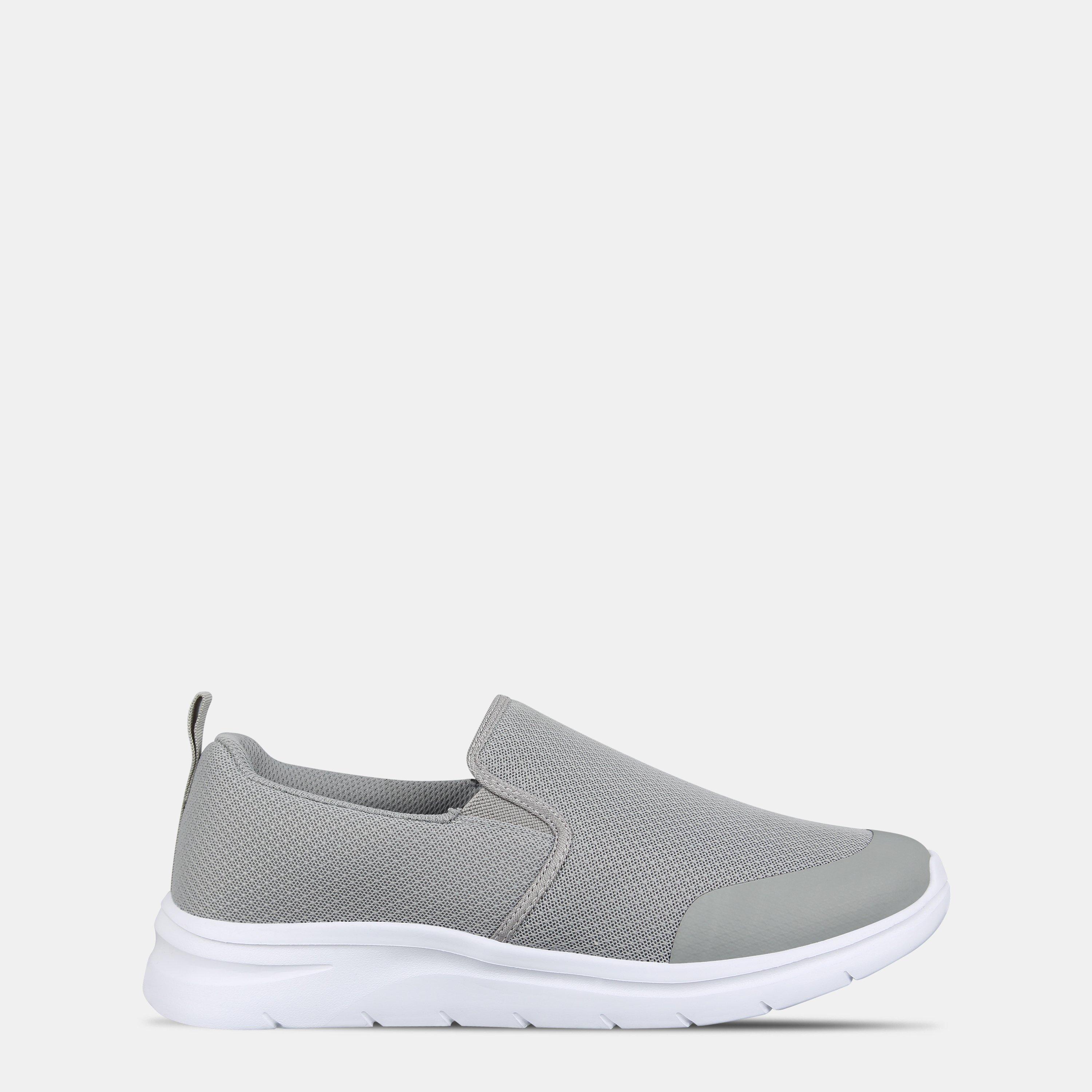 Slazenger Men's Zeal Slip On Shoe - Grey/White - 9.5 (44)
