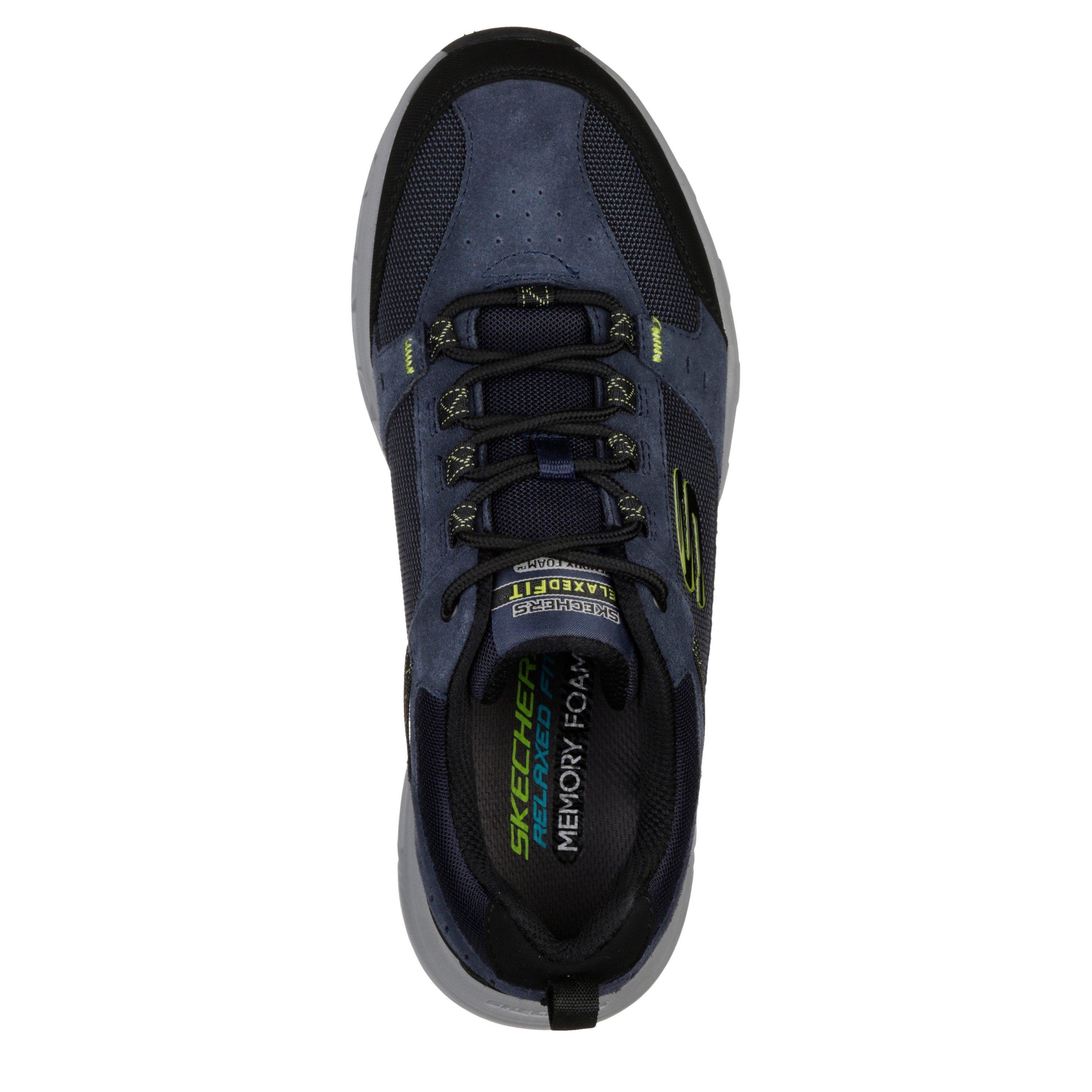 Navy/Lime - Skechers - Oak Canyon Mens Trainers - 4