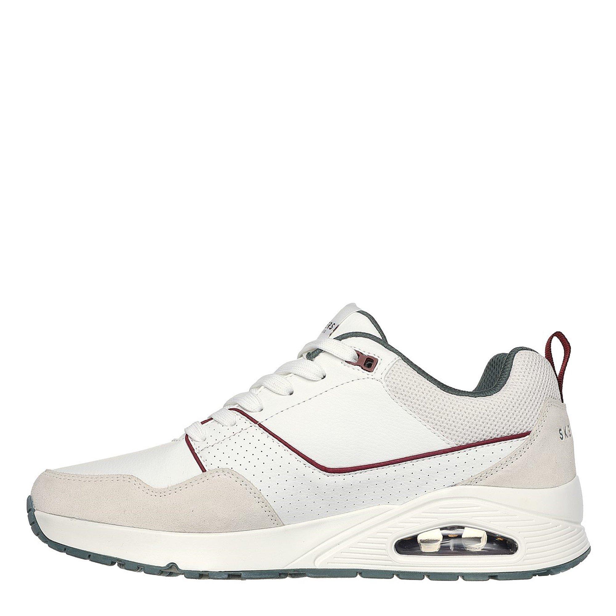 Grün/Weiß - Skechers - Leather and Suede Runners - 2