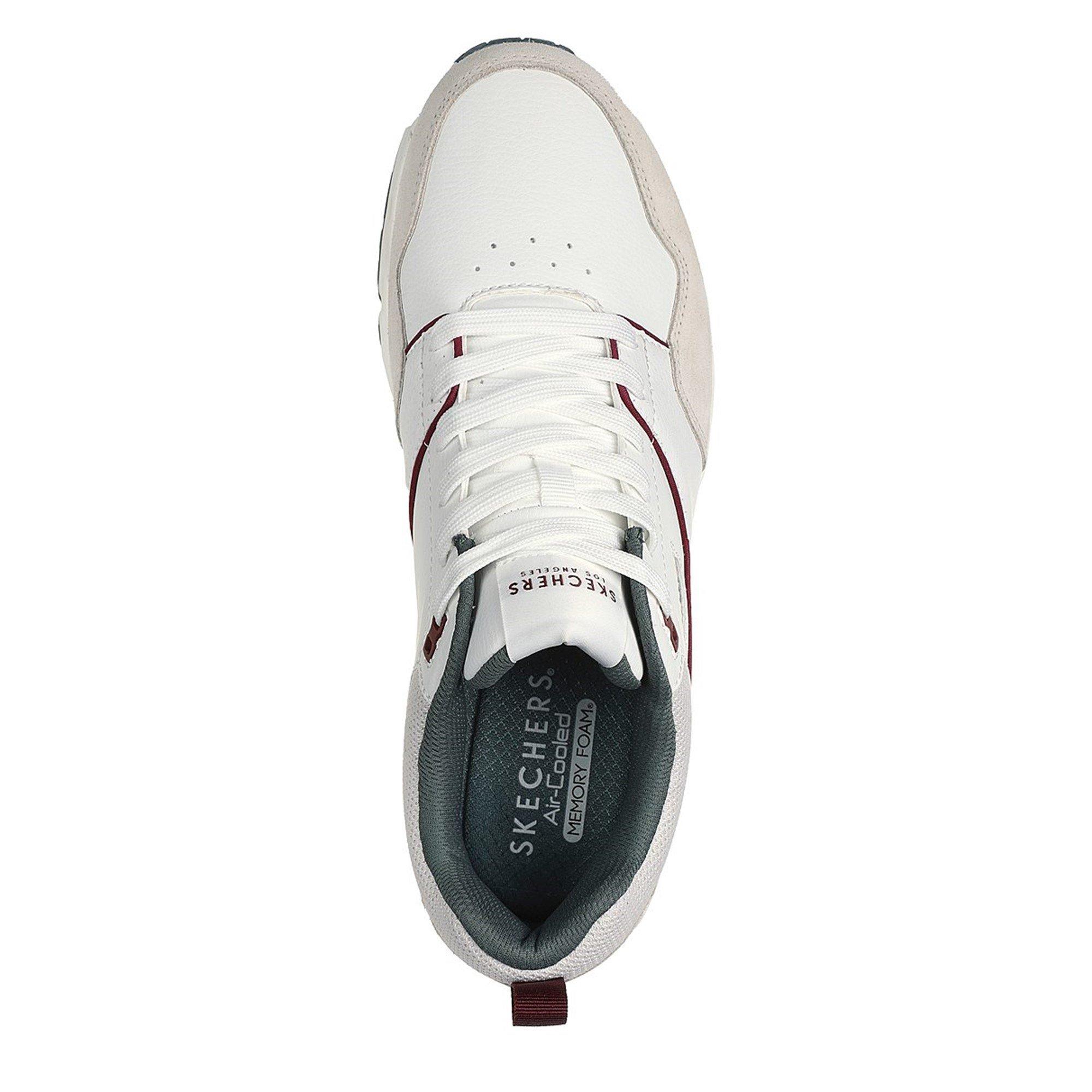 Grün/Weiß - Skechers - Leather and Suede Runners - 5