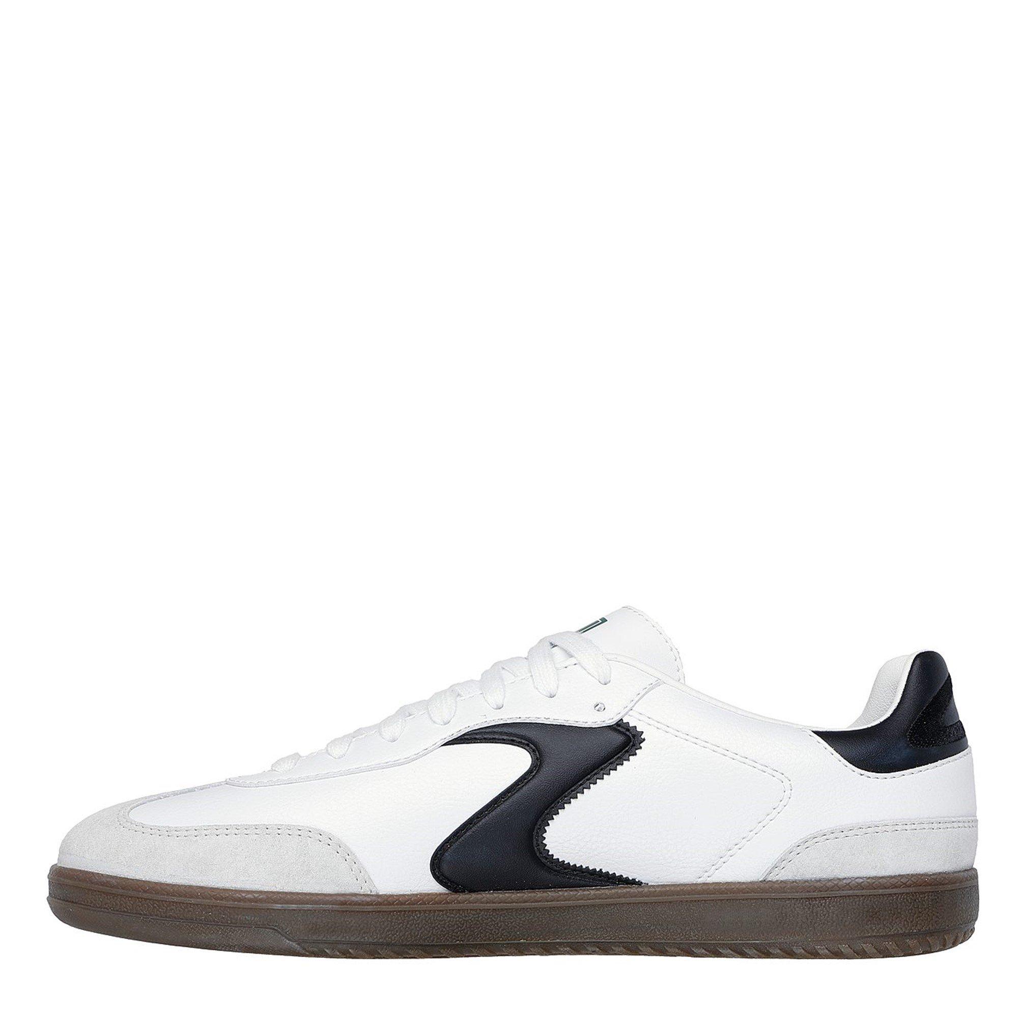 Bijelo/Crno - Skechers - Hotshot Retro Runners Mens Trainers - 2