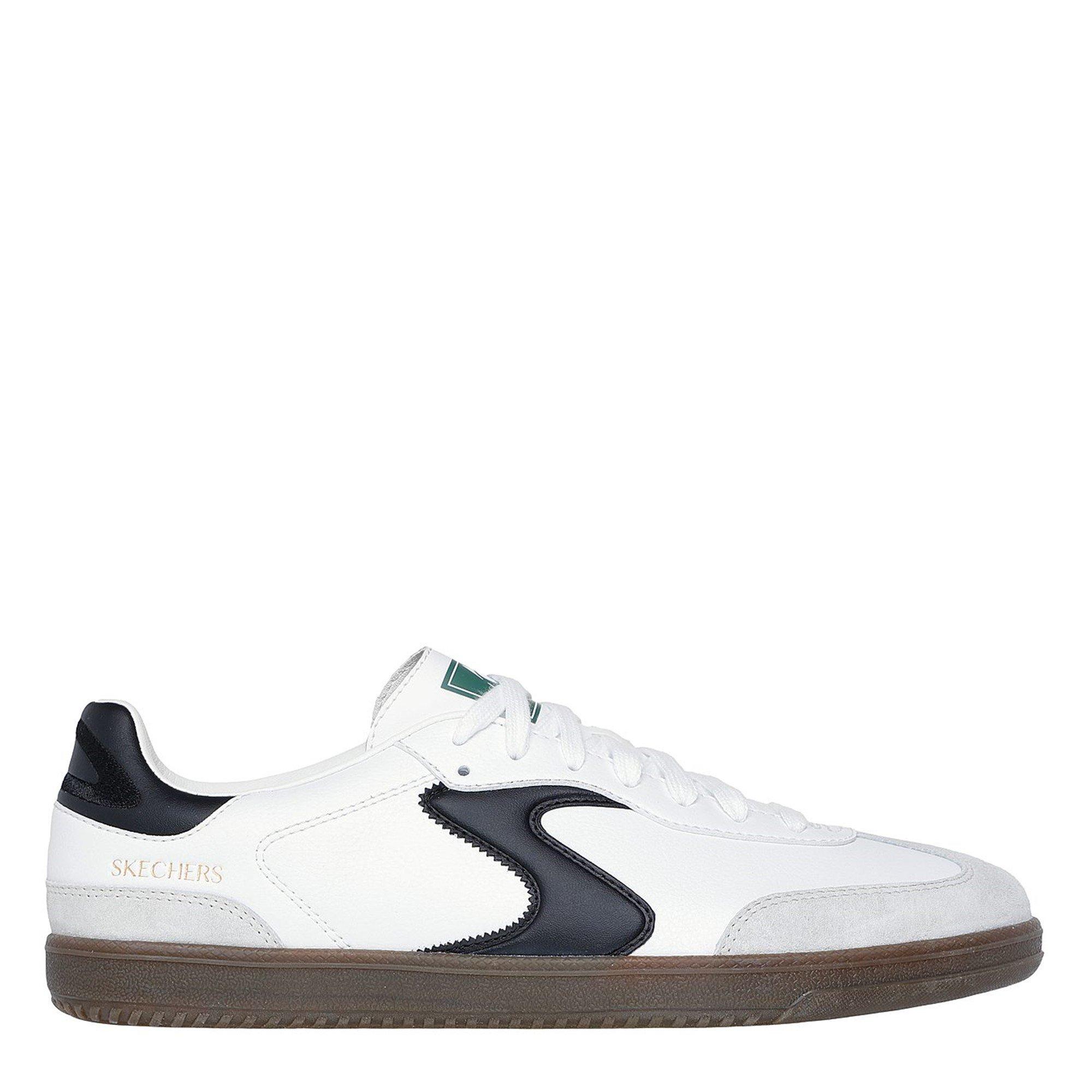 Bijelo/Crno - Skechers - Hotshot Retro Runners Mens Trainers - 3