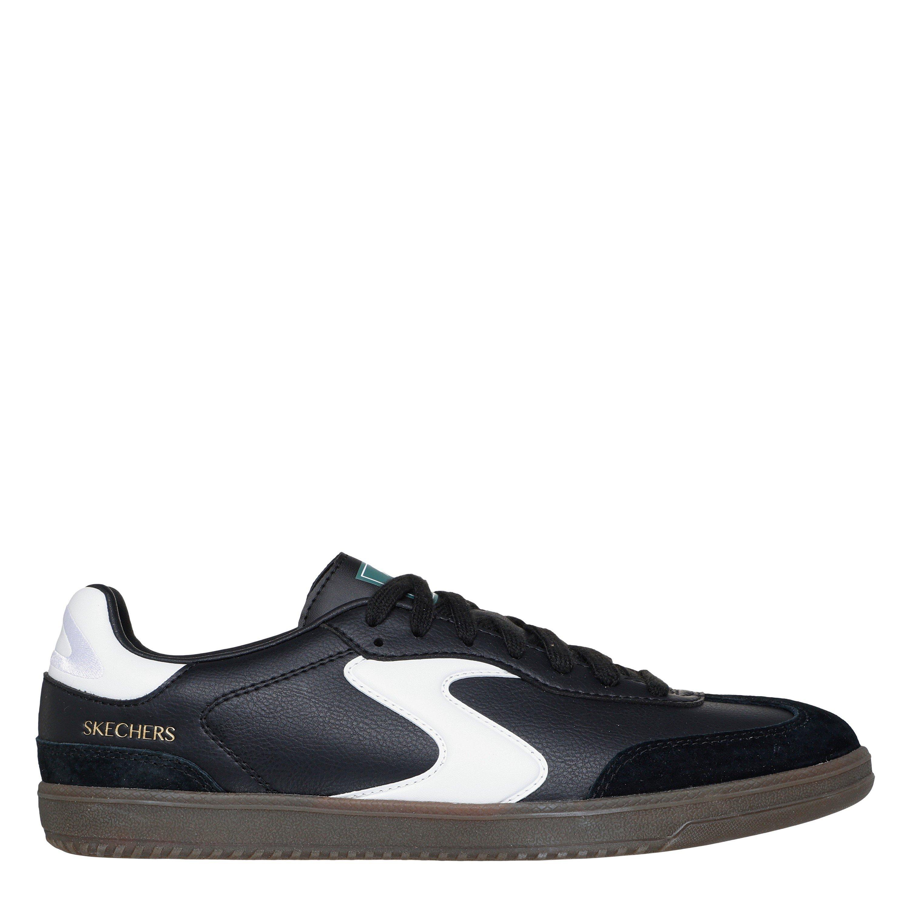Skechers Men's Hotshot Retro Runners Trainers - Black/White - 11 (46)