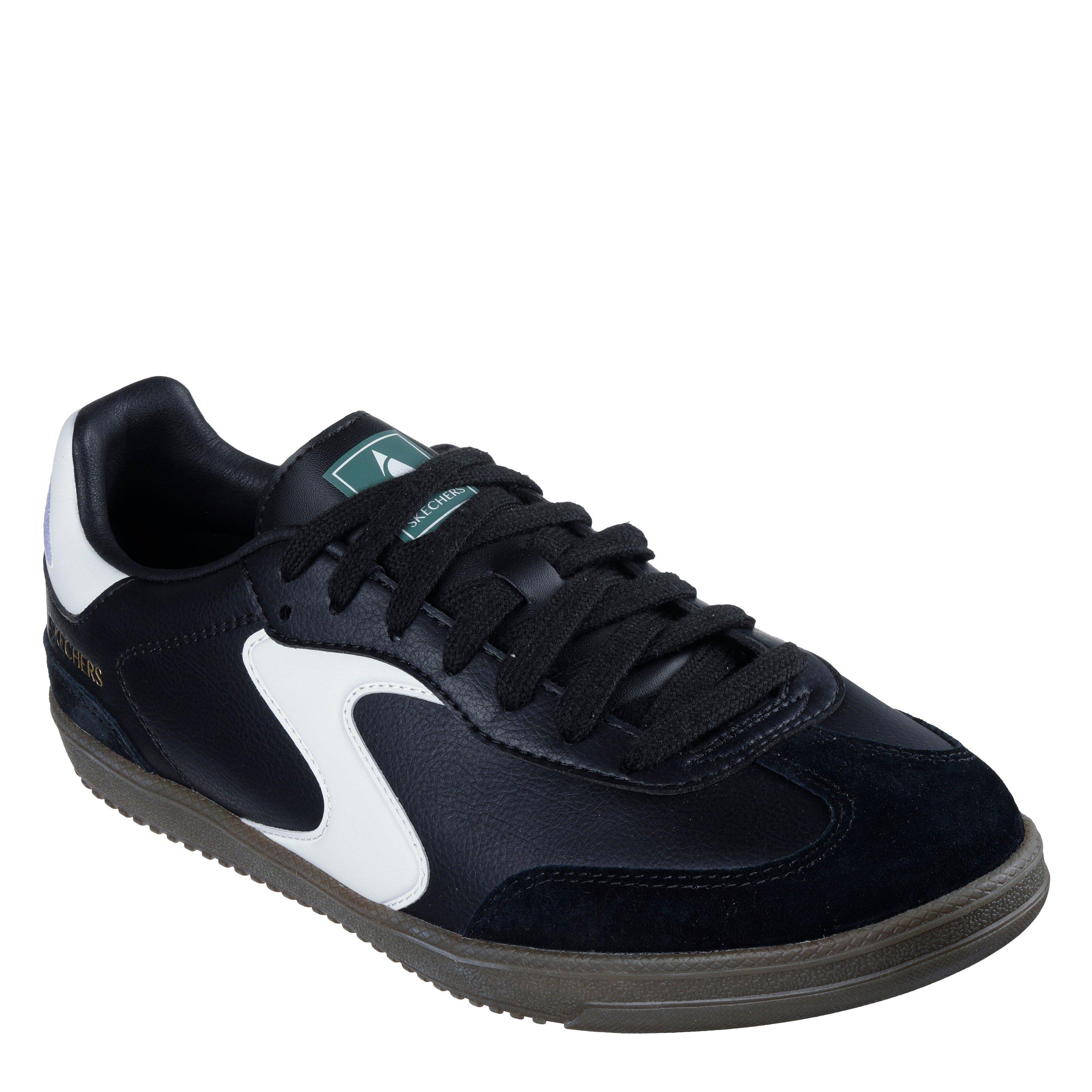 Black/White - Skechers - Hotshot Retro Runners Mens Trainers - 3