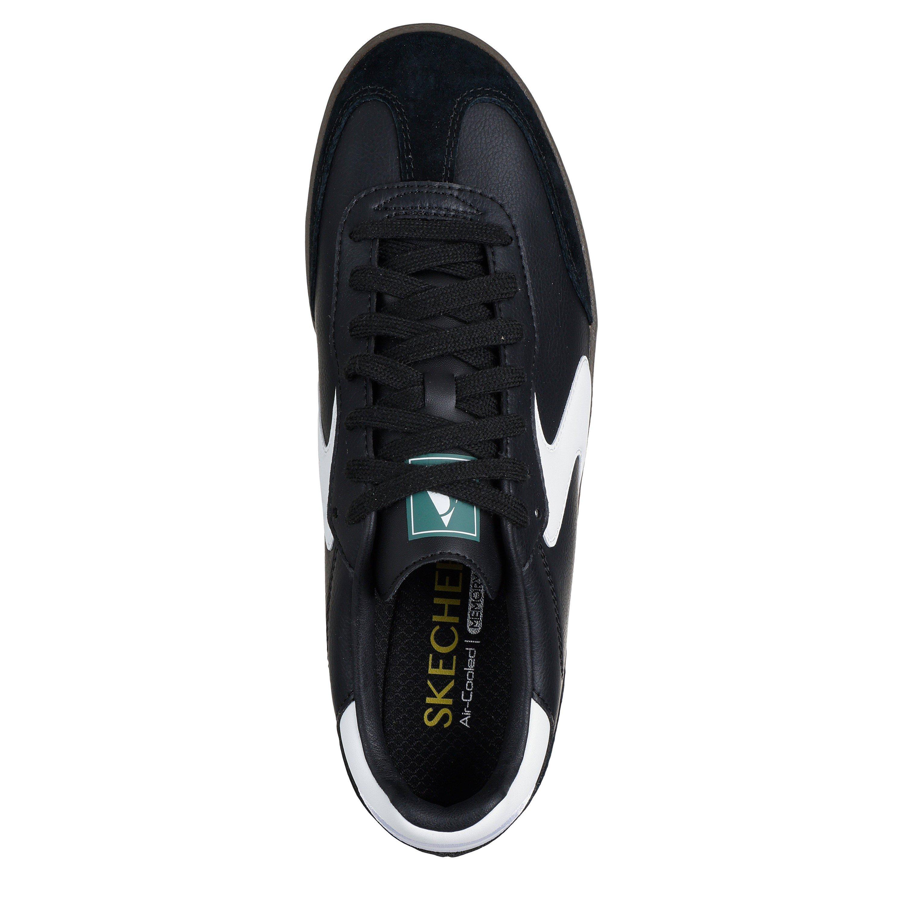 Black/White - Skechers - Hotshot Retro Runners Mens Trainers - 4