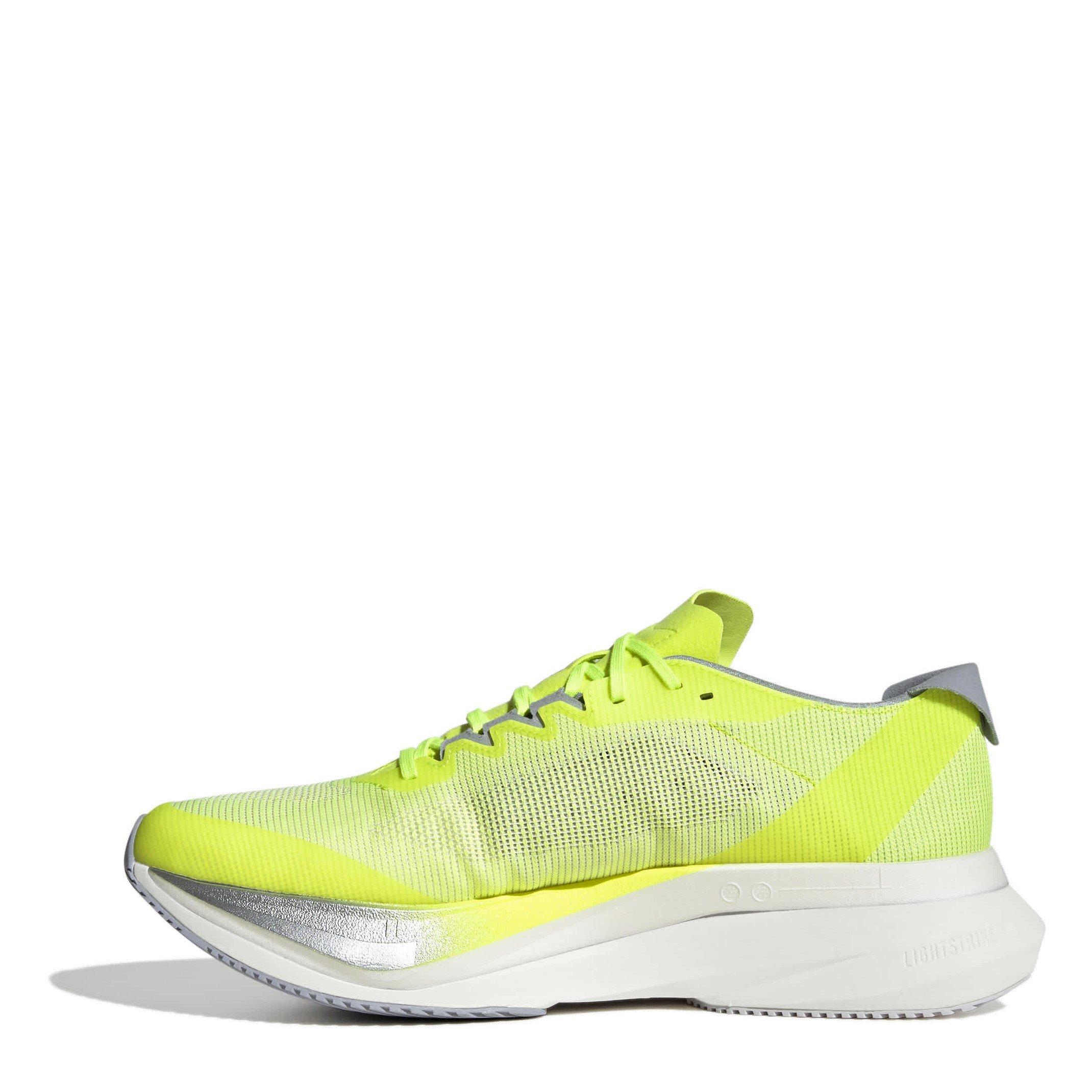 Lemon/Blk/Slvr - adidas - Lite Racer Adapt 4.0 Cloudfoam Slip-On Runners - 2