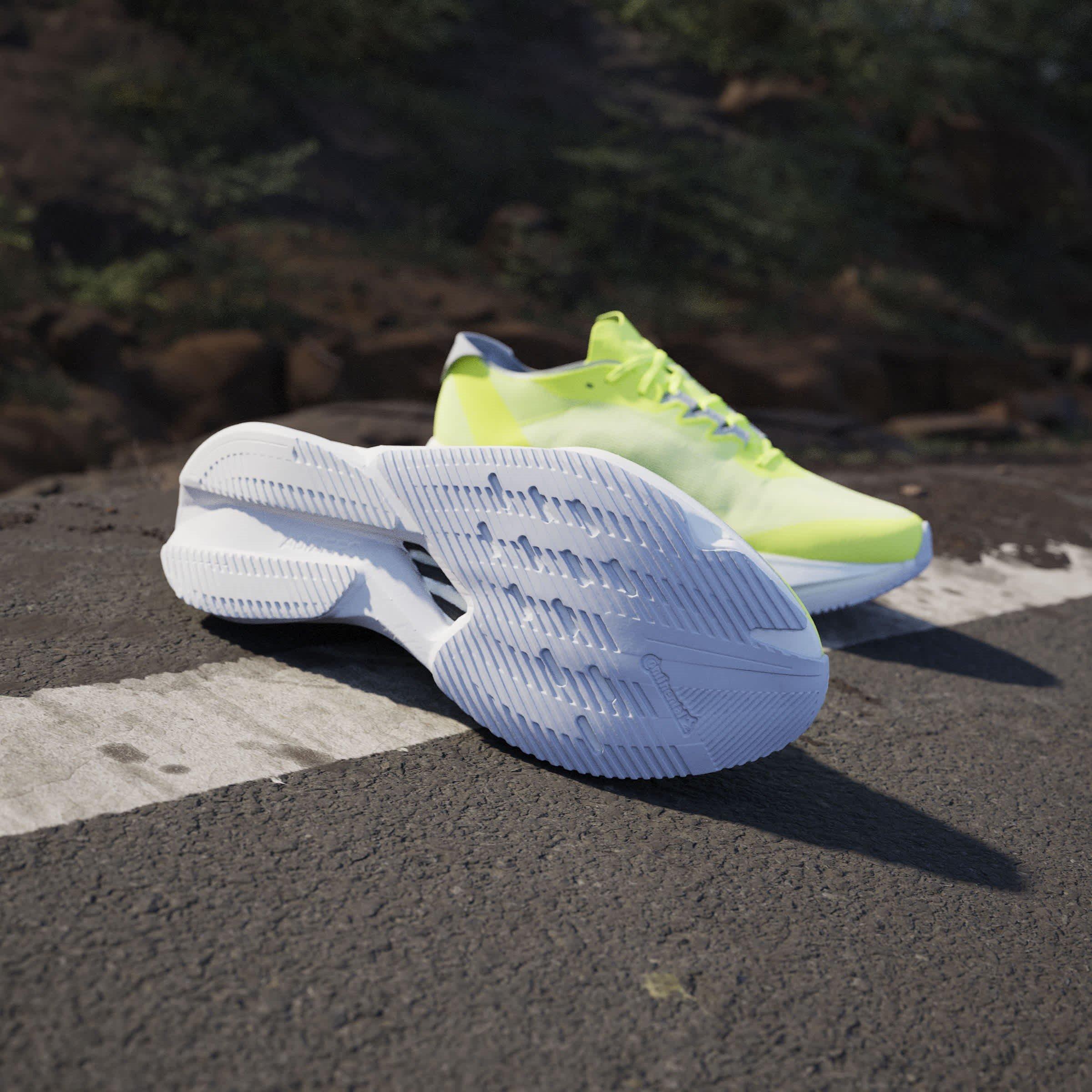 Lemon/Blk/Slvr - adidas - Lite Racer Adapt 4.0 Cloudfoam Slip-On Runners - 11