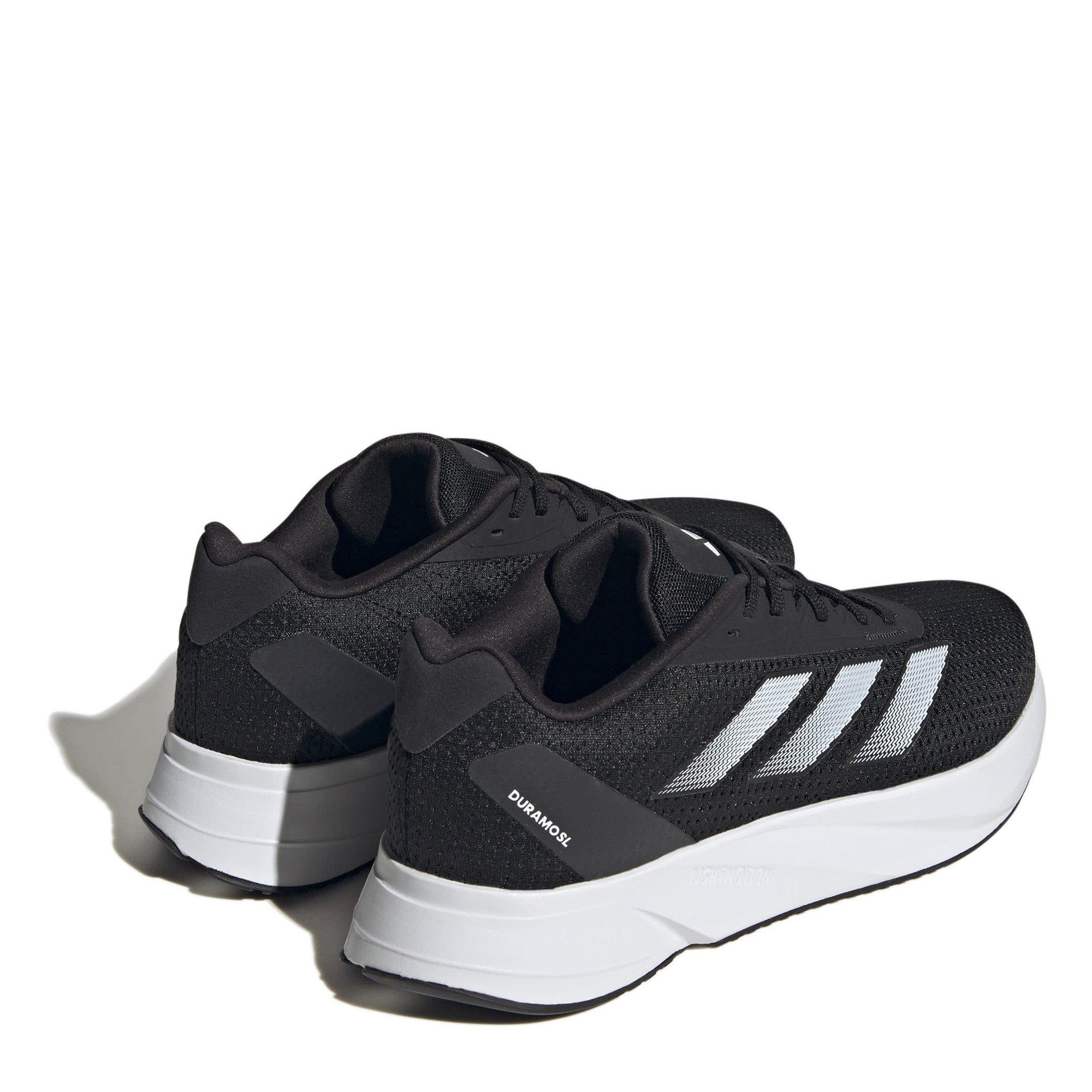 Blk/Wht/Crbn - adidas - Duramo SL Shoes - 4