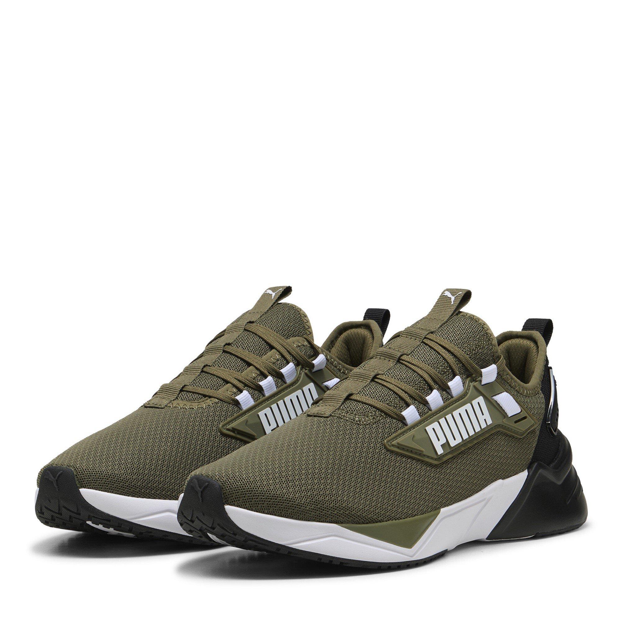 Puma Men's Retaliate 3 Runners - Olive/Black - 11 (46)