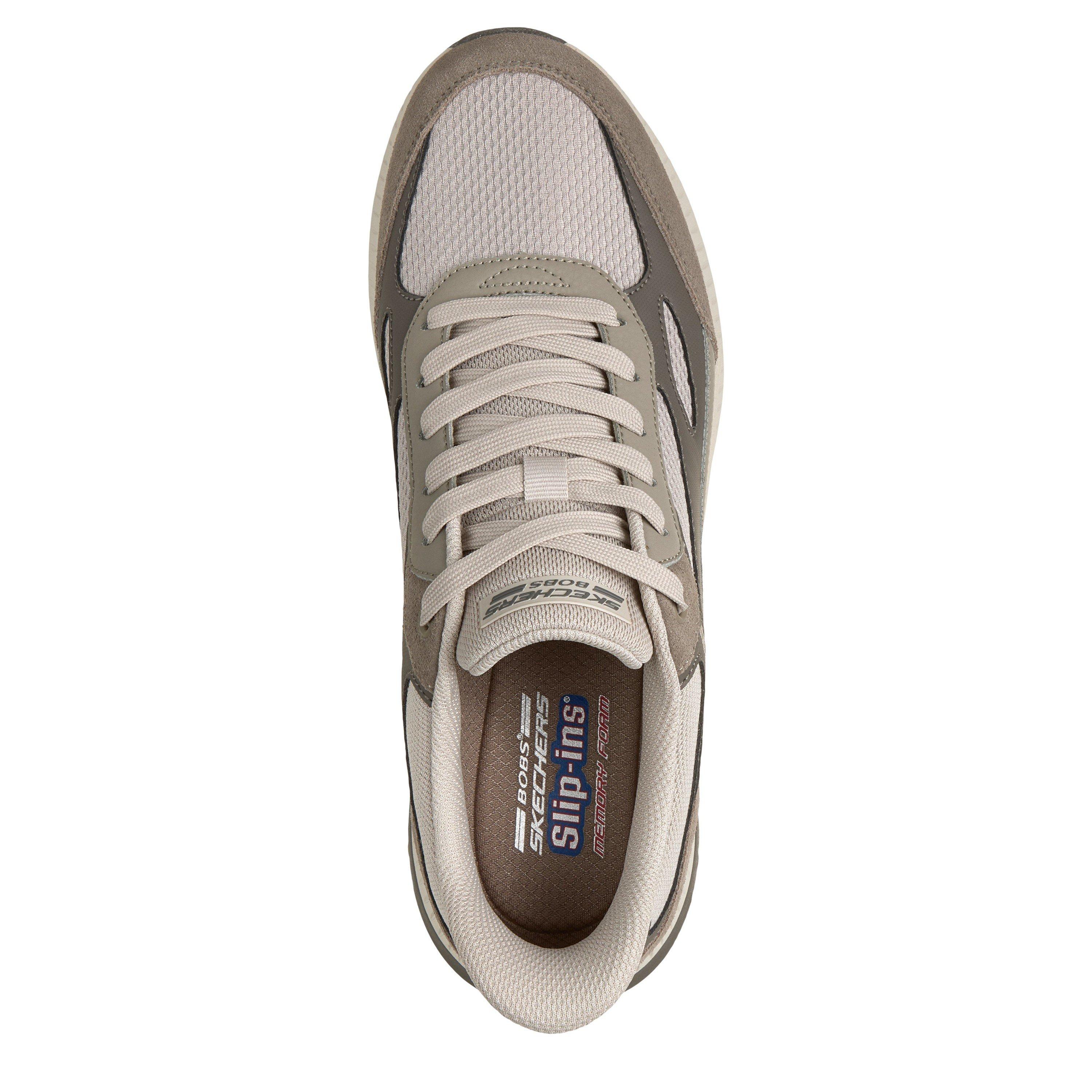 Taupe - Skechers - Men's BOBS Squad 4 Sneakers - 4