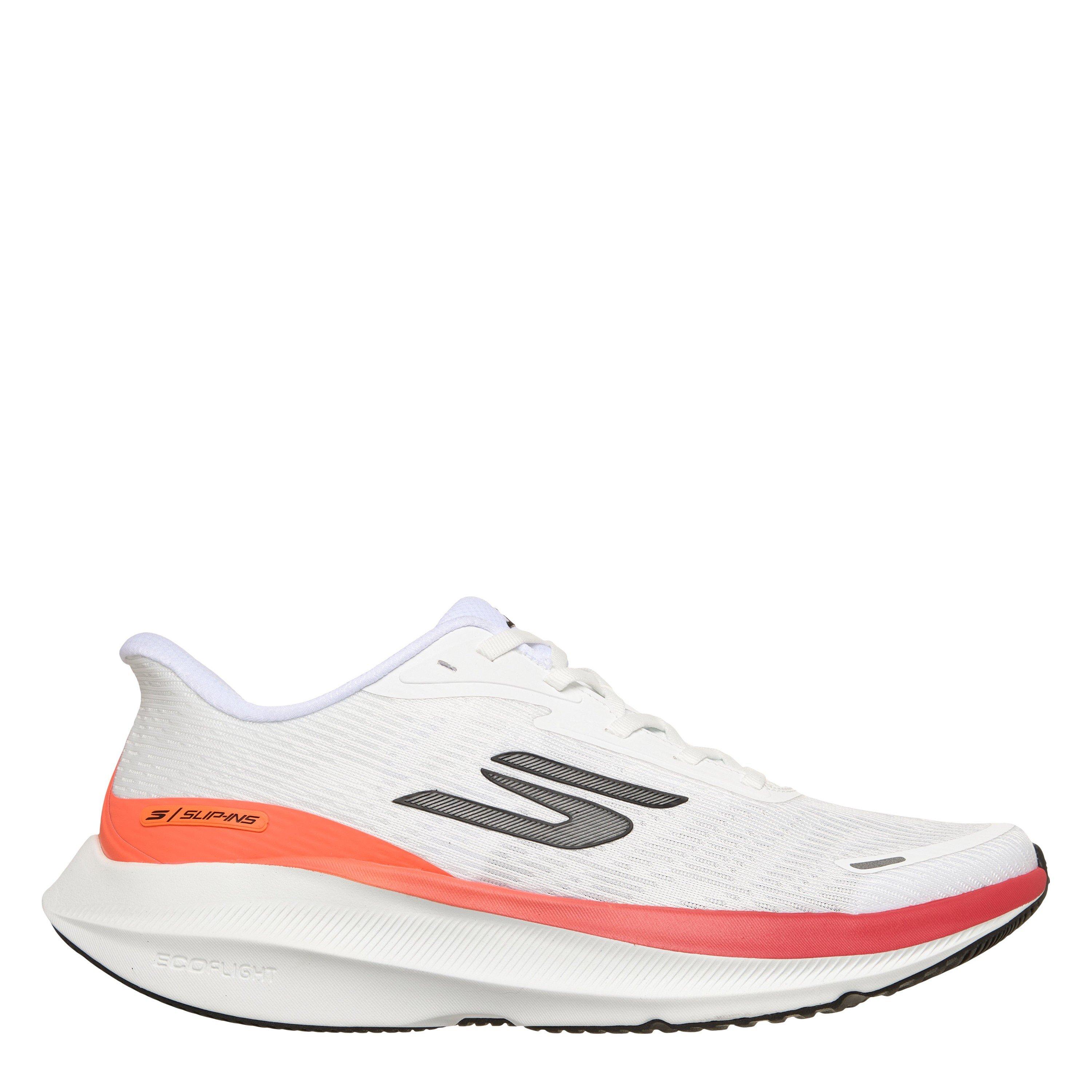 Skechers Men's Aero Pulse Running Trainers - White/Orange - 8 (42)