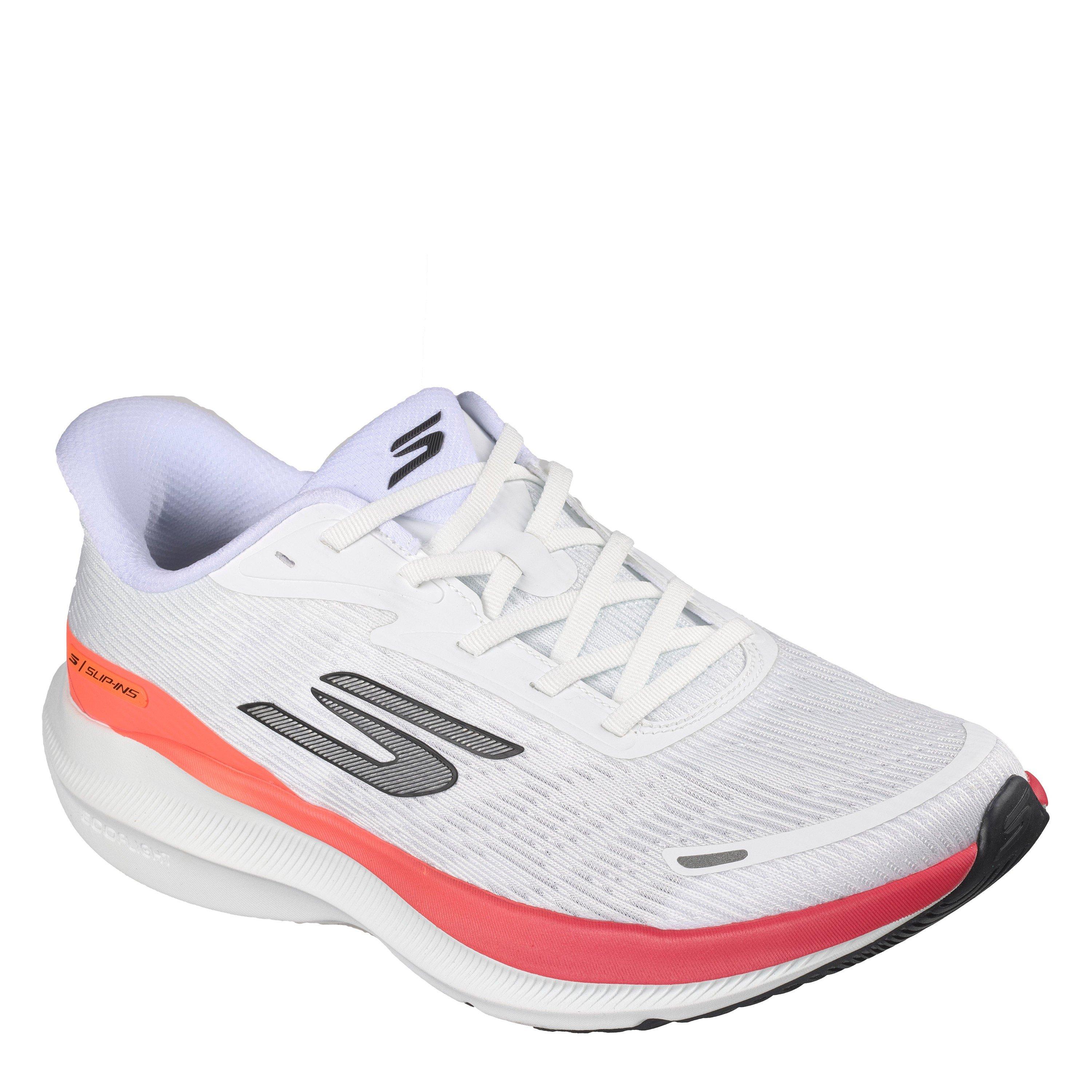White/Orange - Skechers - AERO Pulse Running Trainers Mens - 3