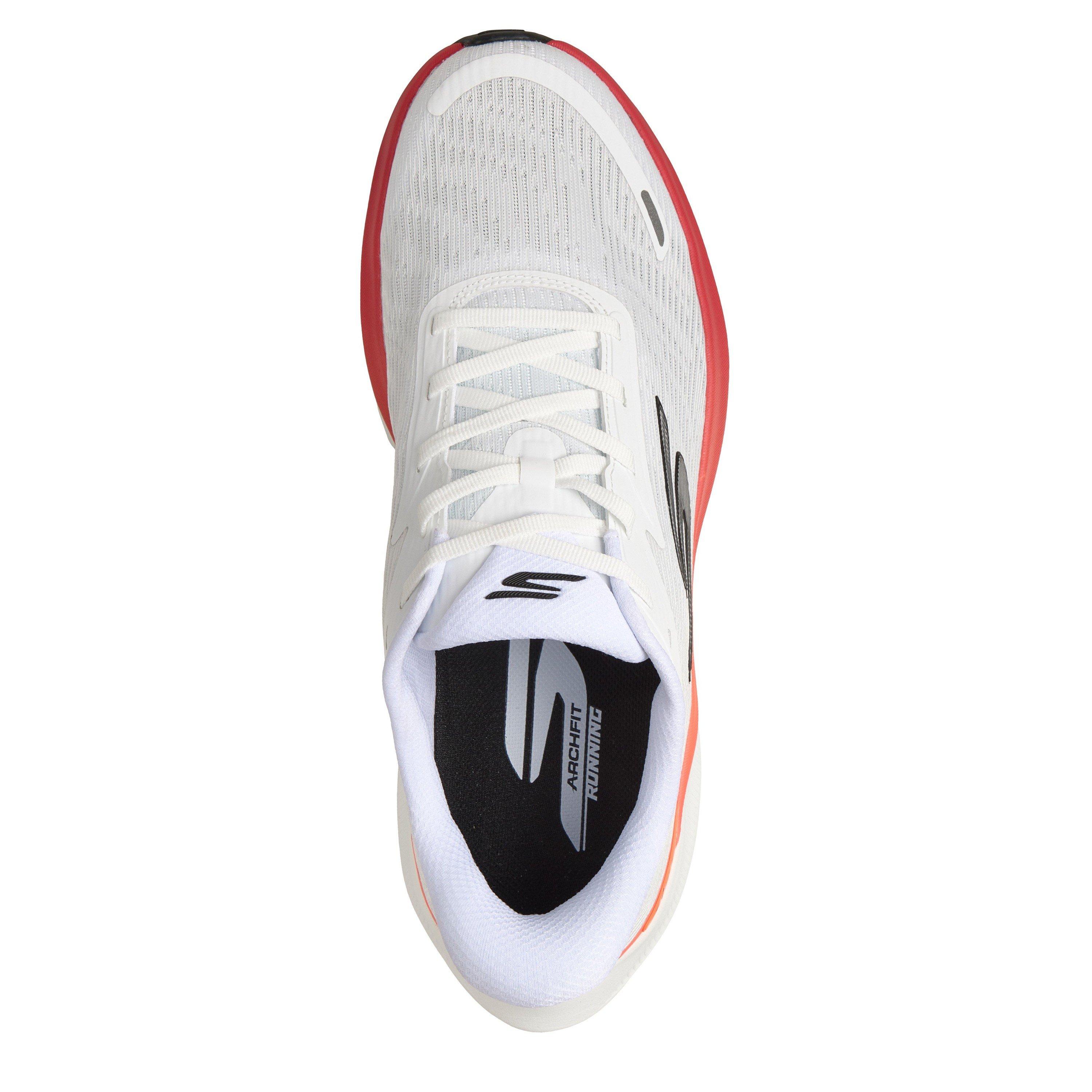 White/Orange - Skechers - AERO Pulse Running Trainers Mens - 4